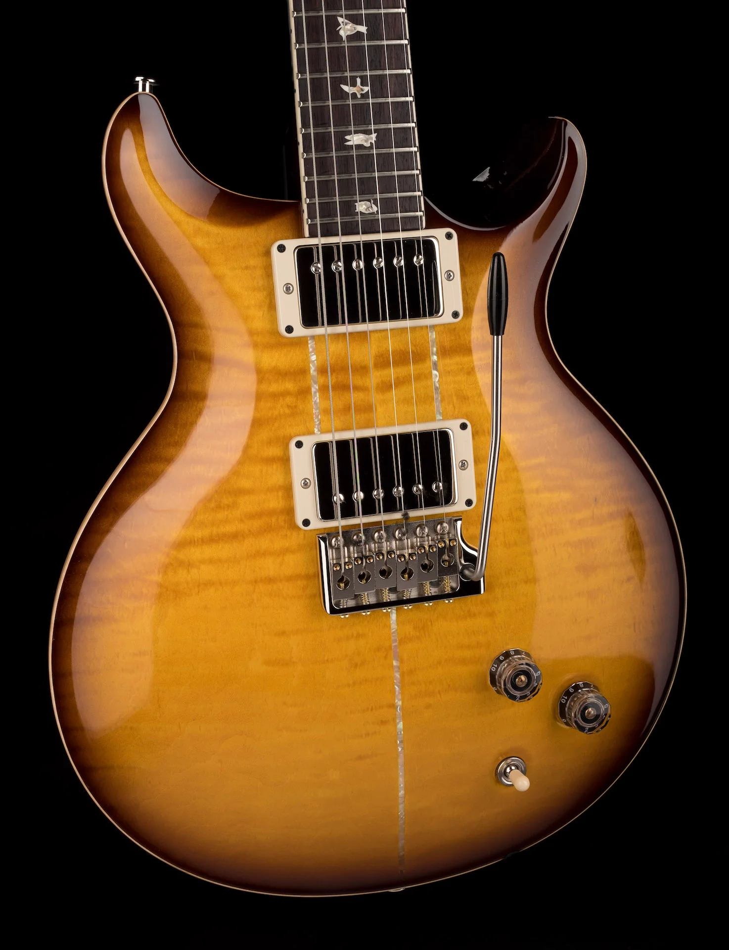 PRS Core Santana Retro Custom Color Old School Tobacco Burst With Case - Image 9