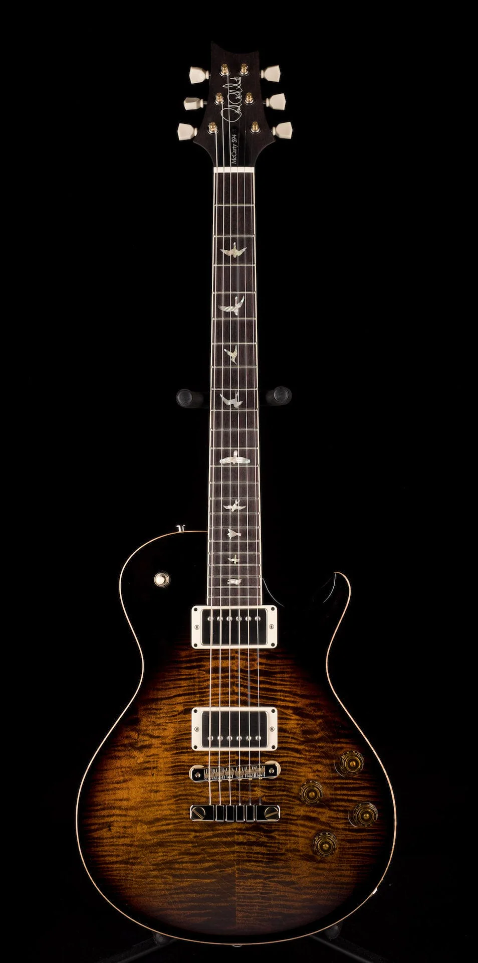 PRS Core Singlecut 594 Custom Color Black Gold Smokeburst with Case - Image 2