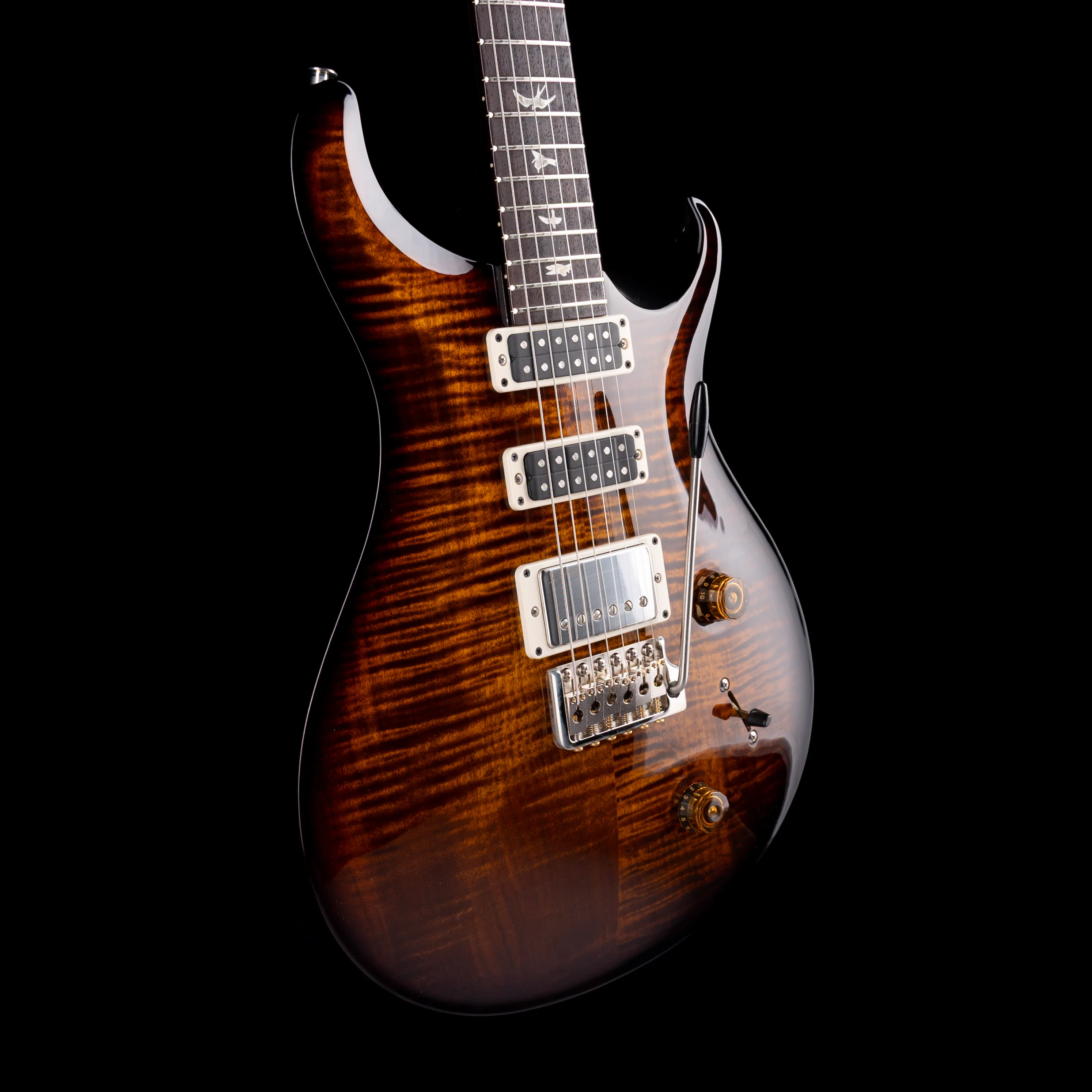 PRS Core Studio Black Gold Wraparound Burst with Case - Image 6