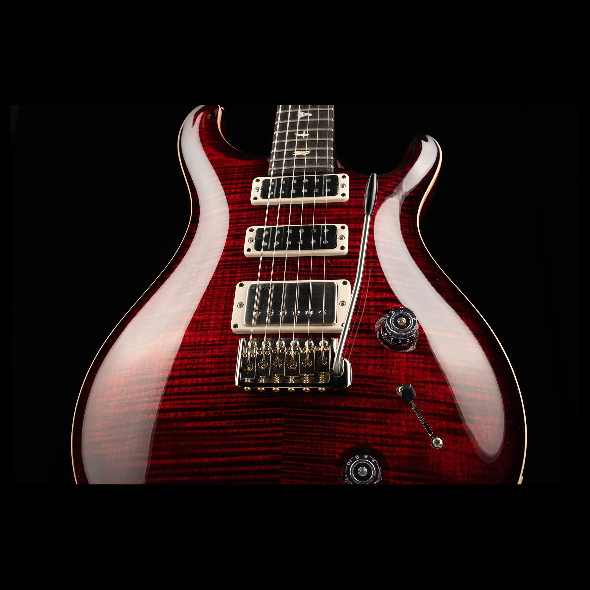 PRS Core Studio Custom Color Fire Red With Case - Image 4