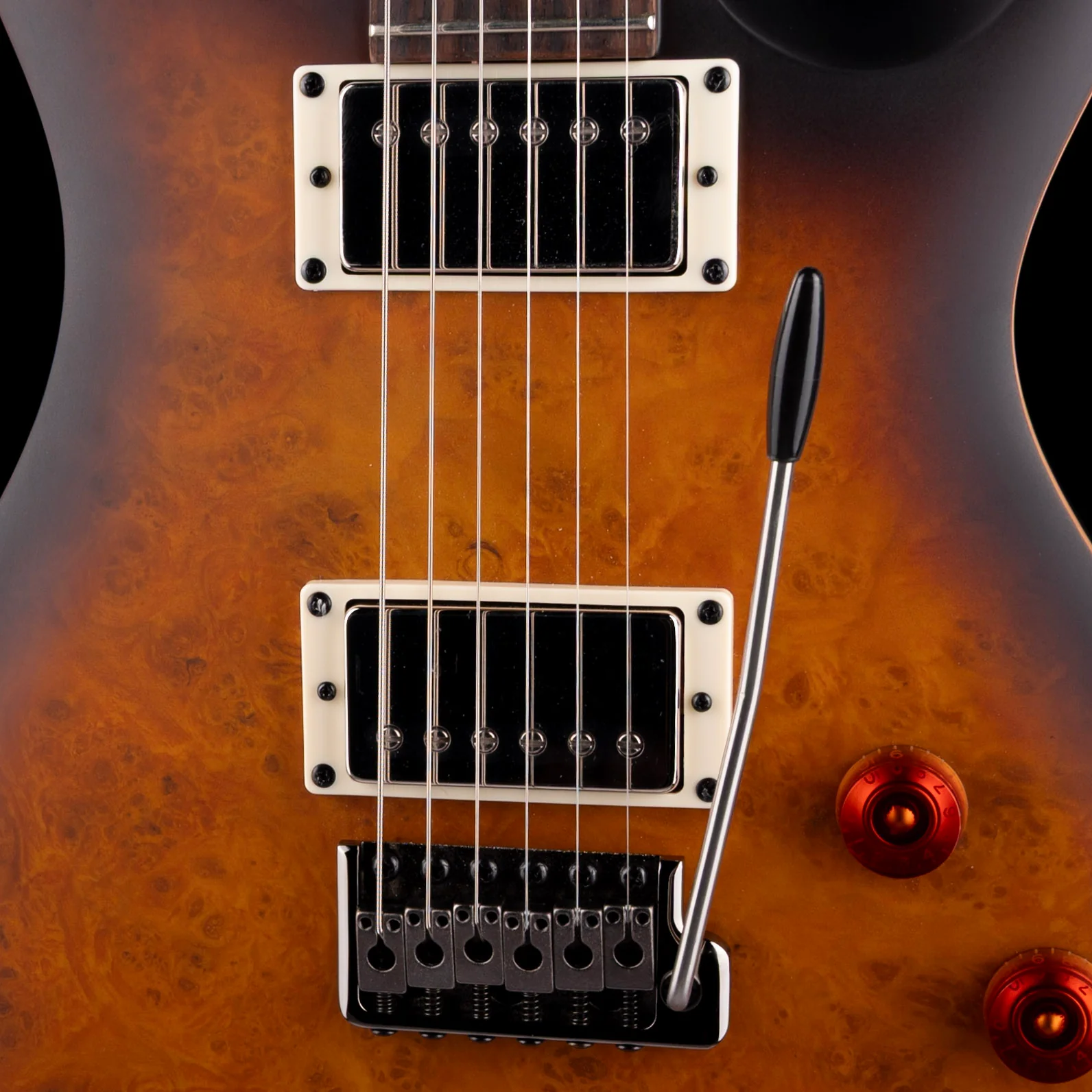 PRS SE Exotic DGT Laurel Burl in McCarty Tobacco Burst With Gig Bag - Image 4