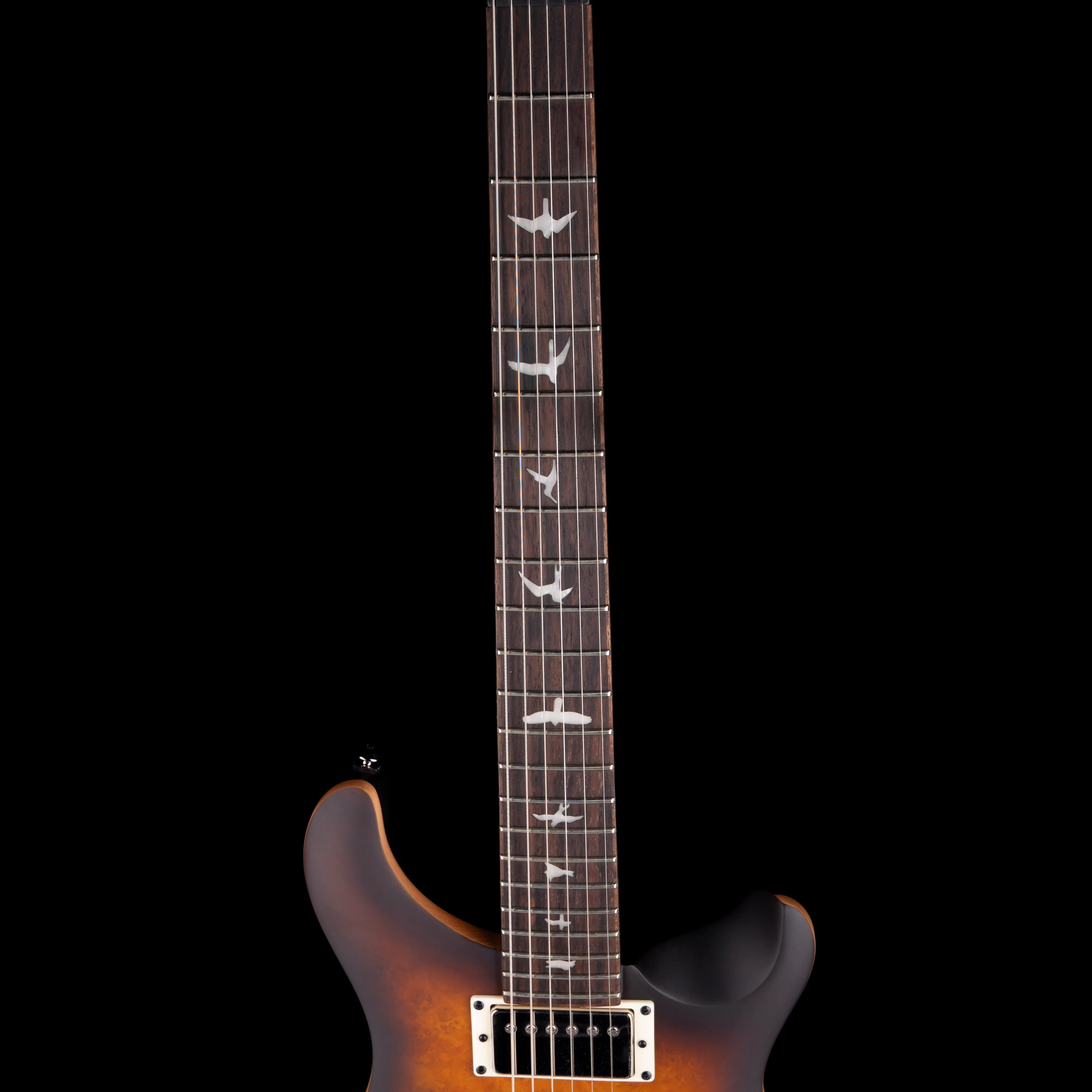 PRS SE Exotic DGT Laurel Burl in McCarty Tobacco Burst With Gig Bag - Image 7