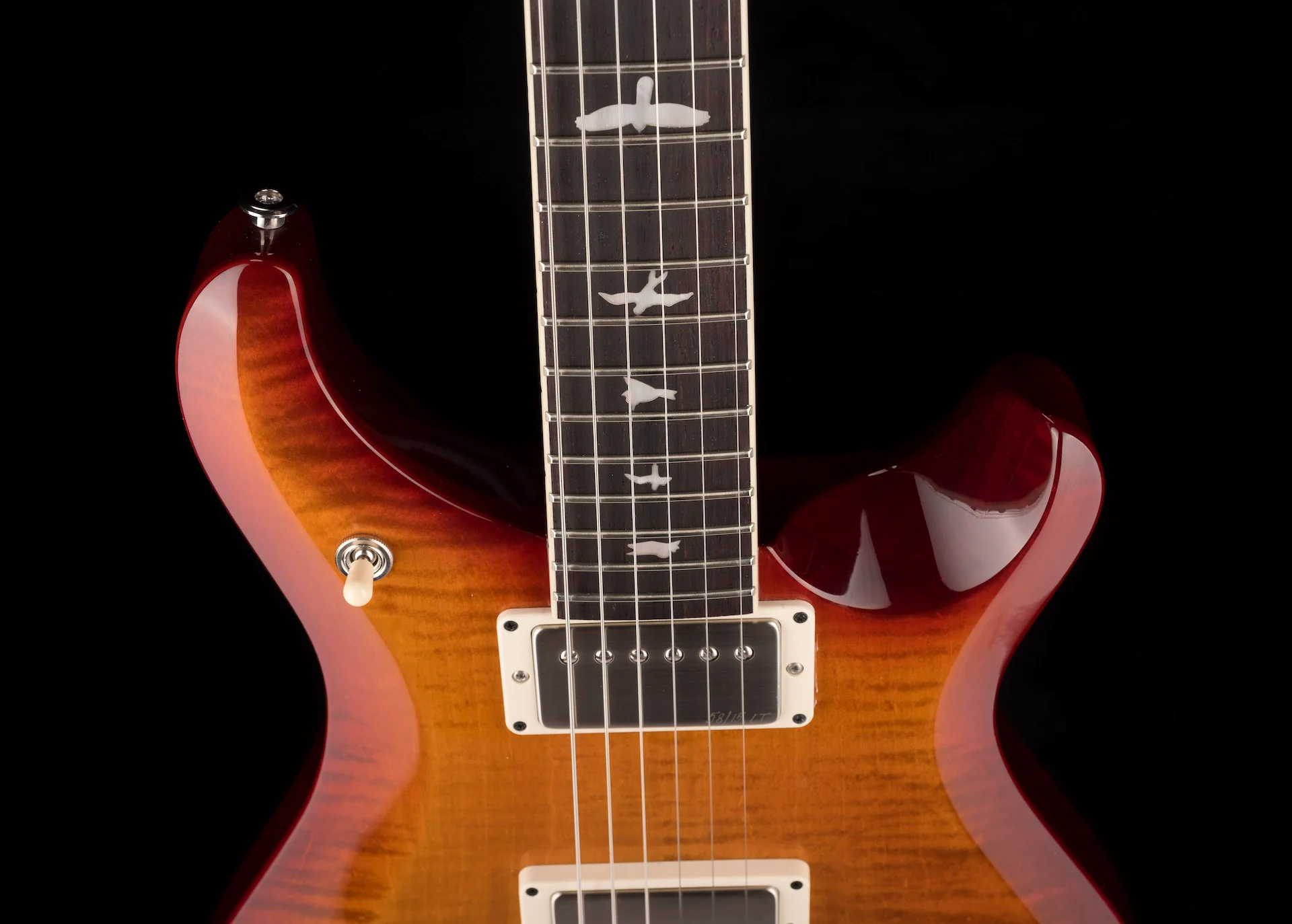 PRS Limited Edition 10th Anniversary S2 McCarty 594 Dark Cherry Sunburst with Gig Bag - Image 3