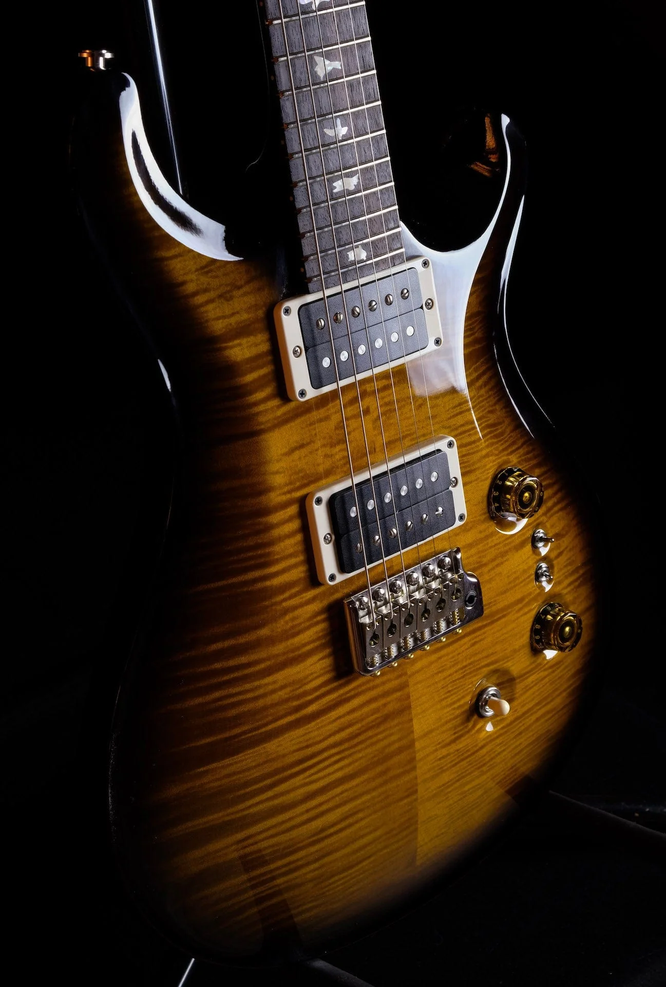 PRS Limited Edition 35th Anniversary Custom 24 Pattern Regular Amber Electric Guitar - Image 3