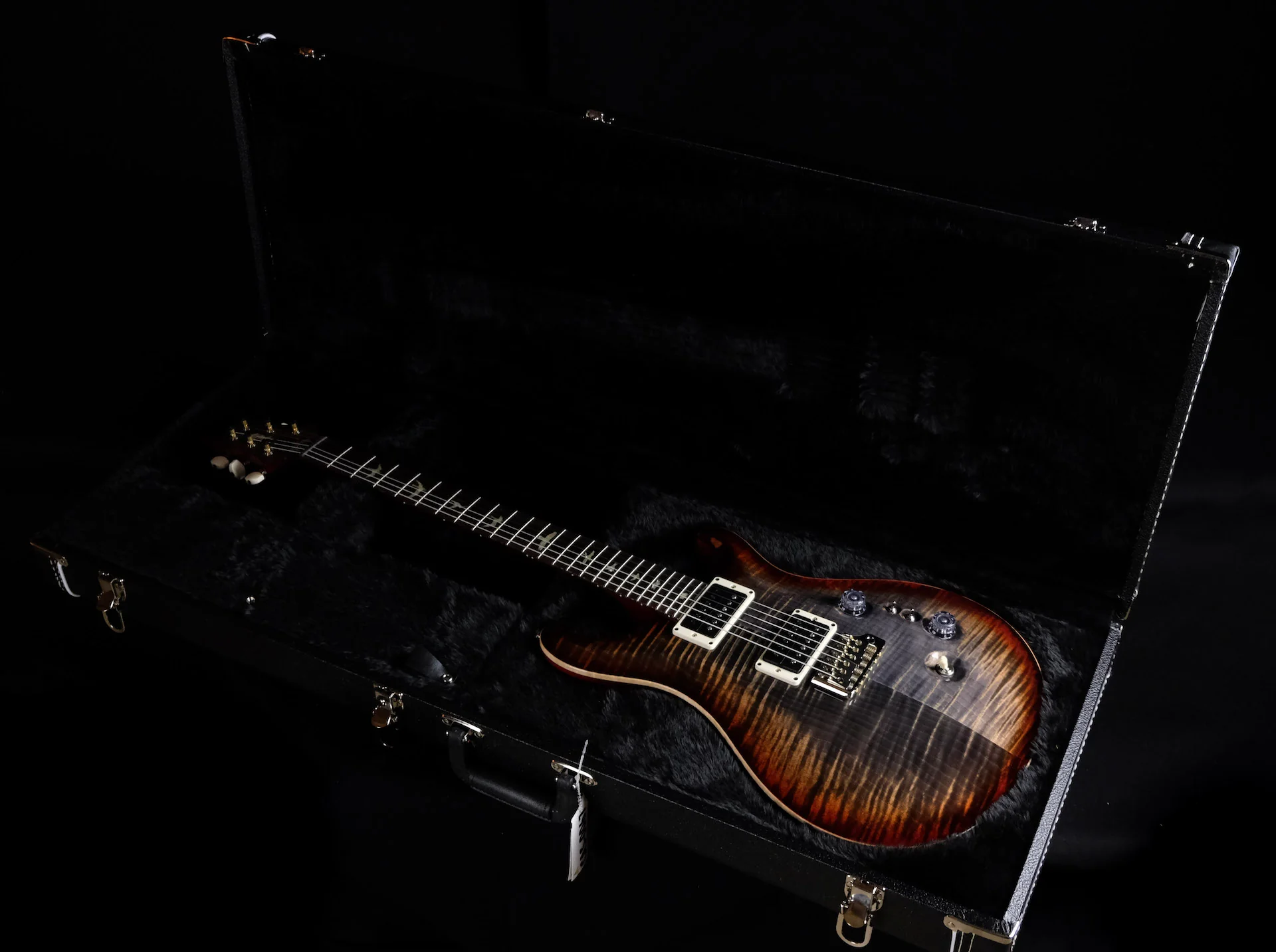 PRS Limited Edition 35th Anniversary Custom 24 Pattern Regular Charcoal Cherry Burst Electric Guitar - Image 14