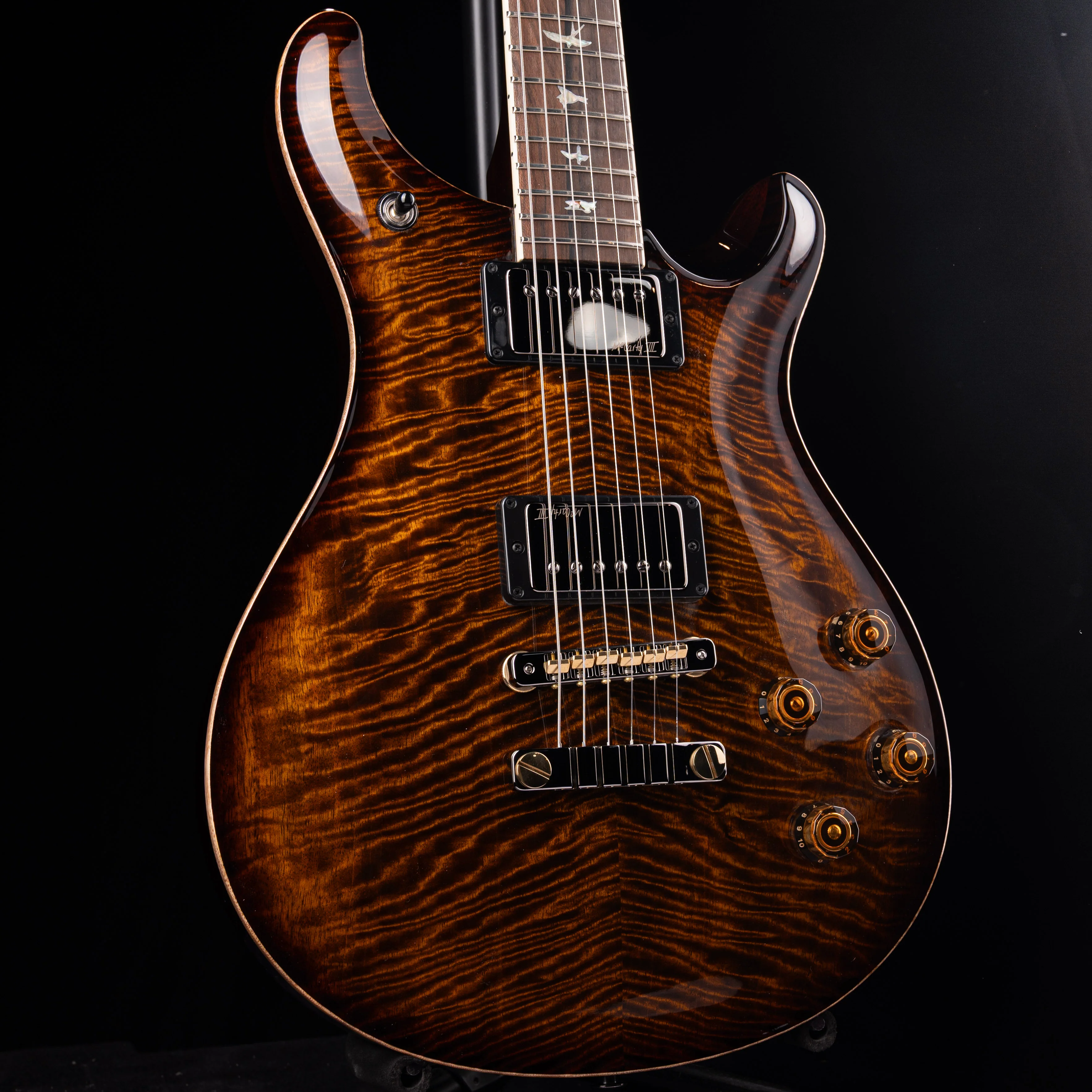 PRS Limited Edition Core McCarty 594 Mango Top Black Gold Burst with Case - Image 6