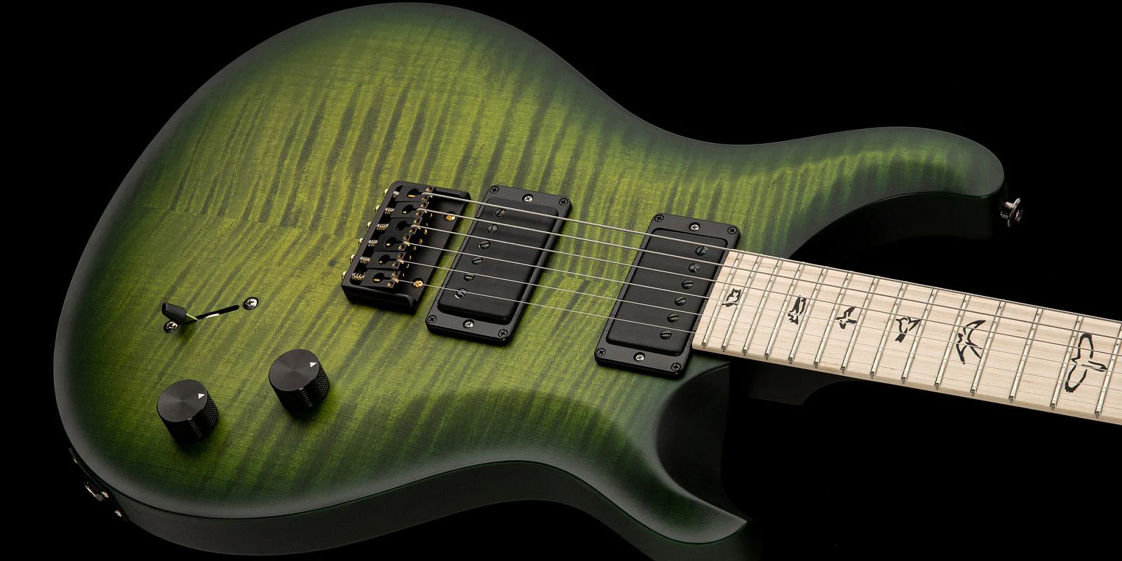 PRS Limited Edition Dustie Waring CE 24 Hardtail Jade Smokeburst with Soft Case - Image 3