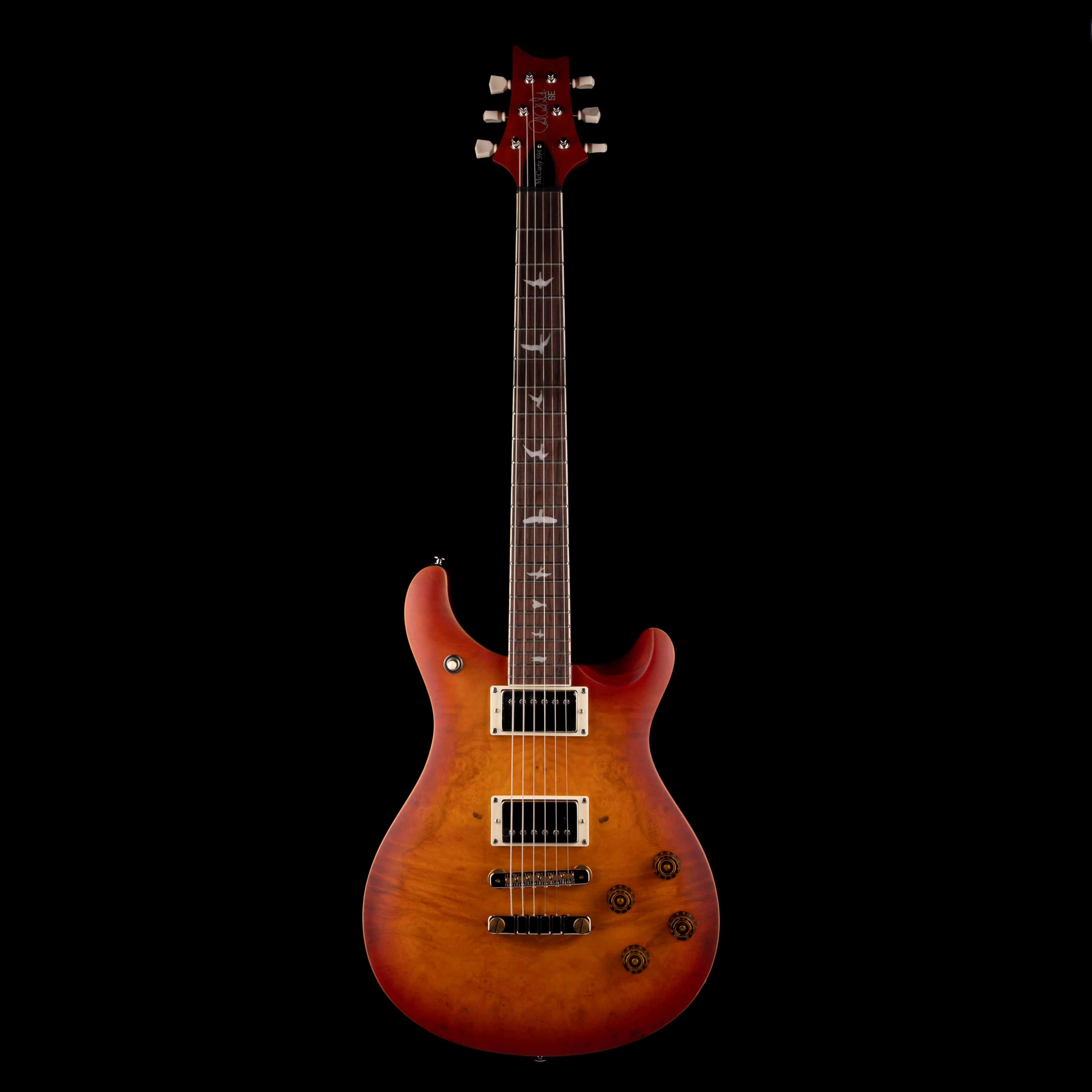 PRS SE Exotic McCarty 594 Laurel Burl Vintage Sunburst With Gig Bag - Image 2