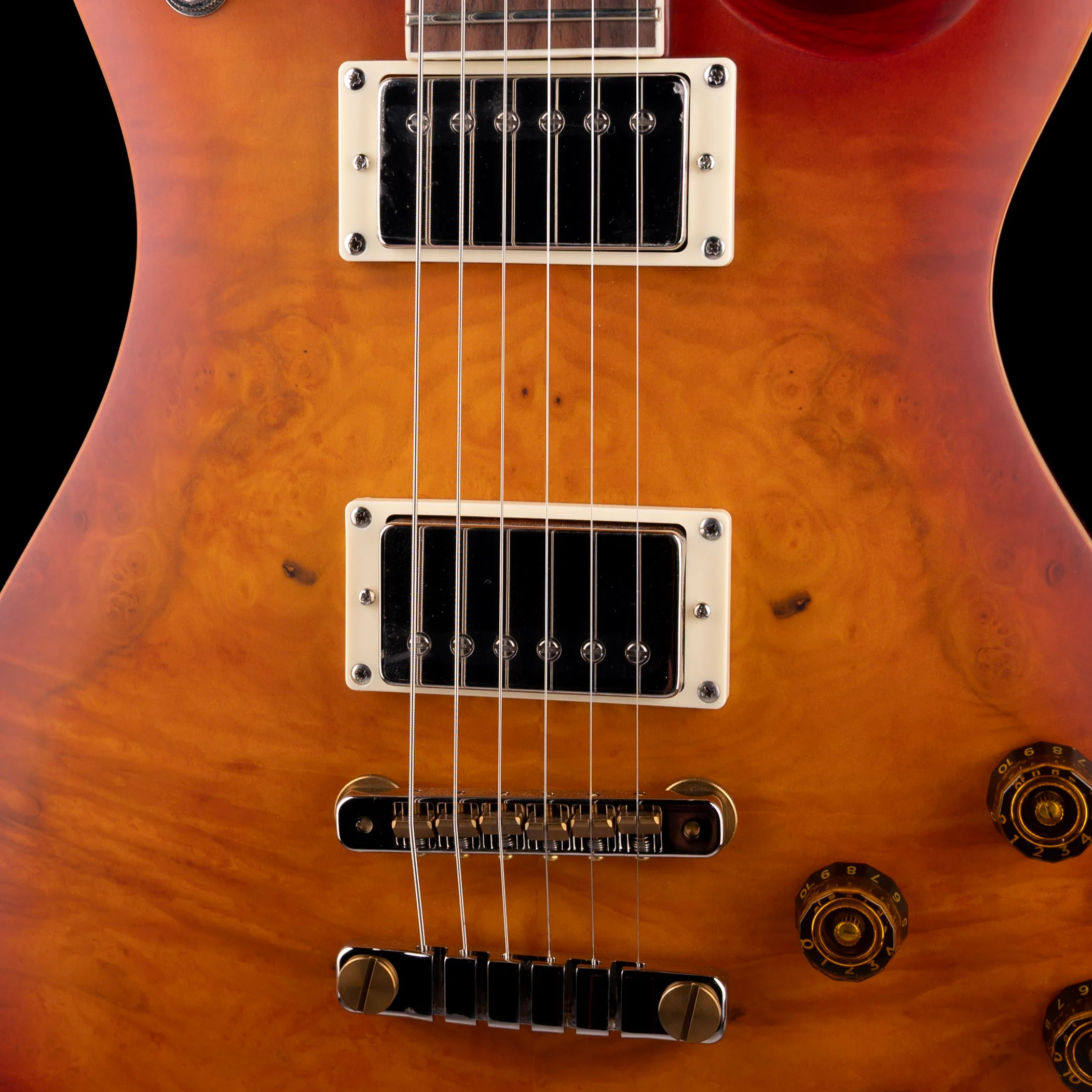 PRS SE Exotic McCarty 594 Laurel Burl Vintage Sunburst With Gig Bag - Image 4