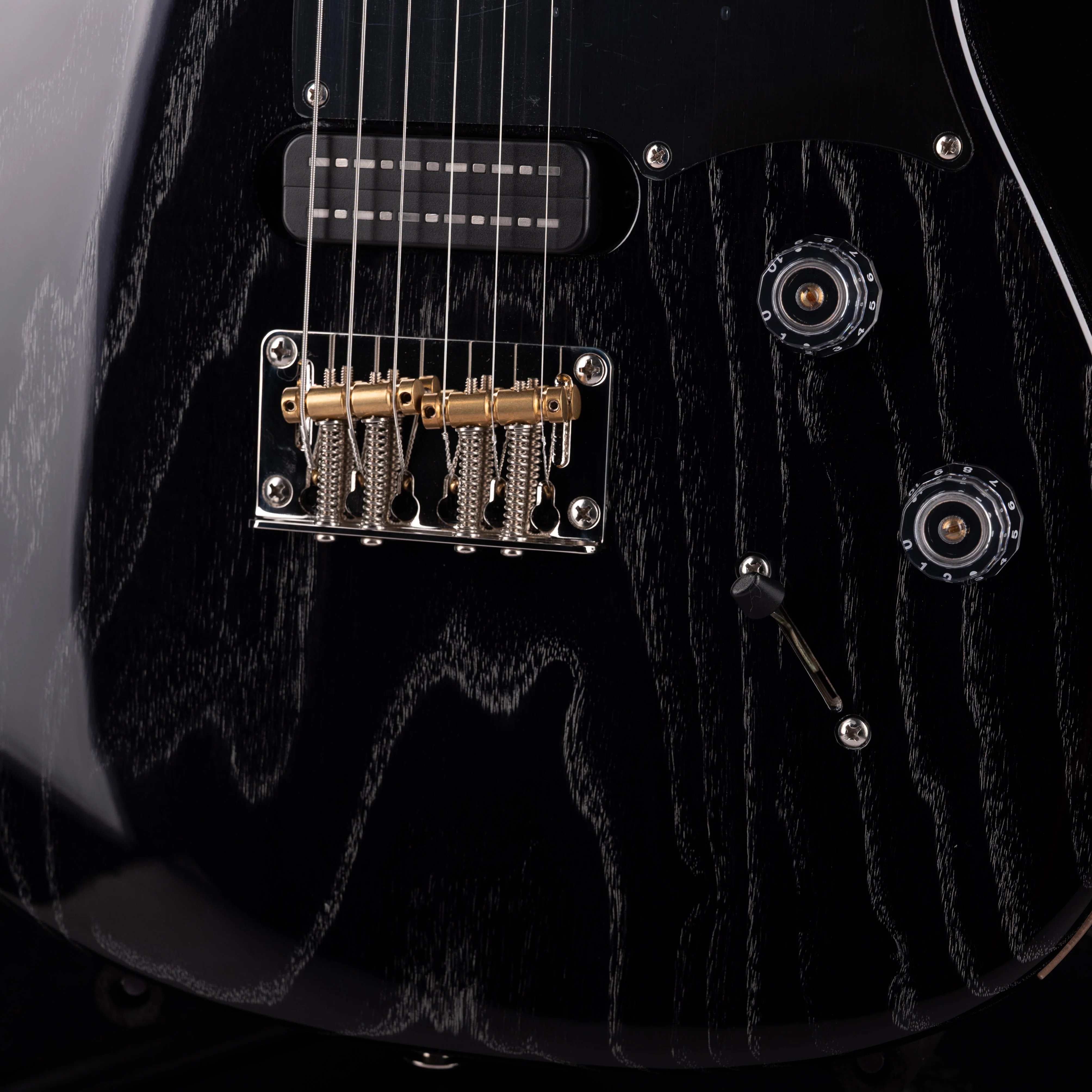 PRS NF 53 Black Doghair Electric Guitar with Gig Bag - Image 3