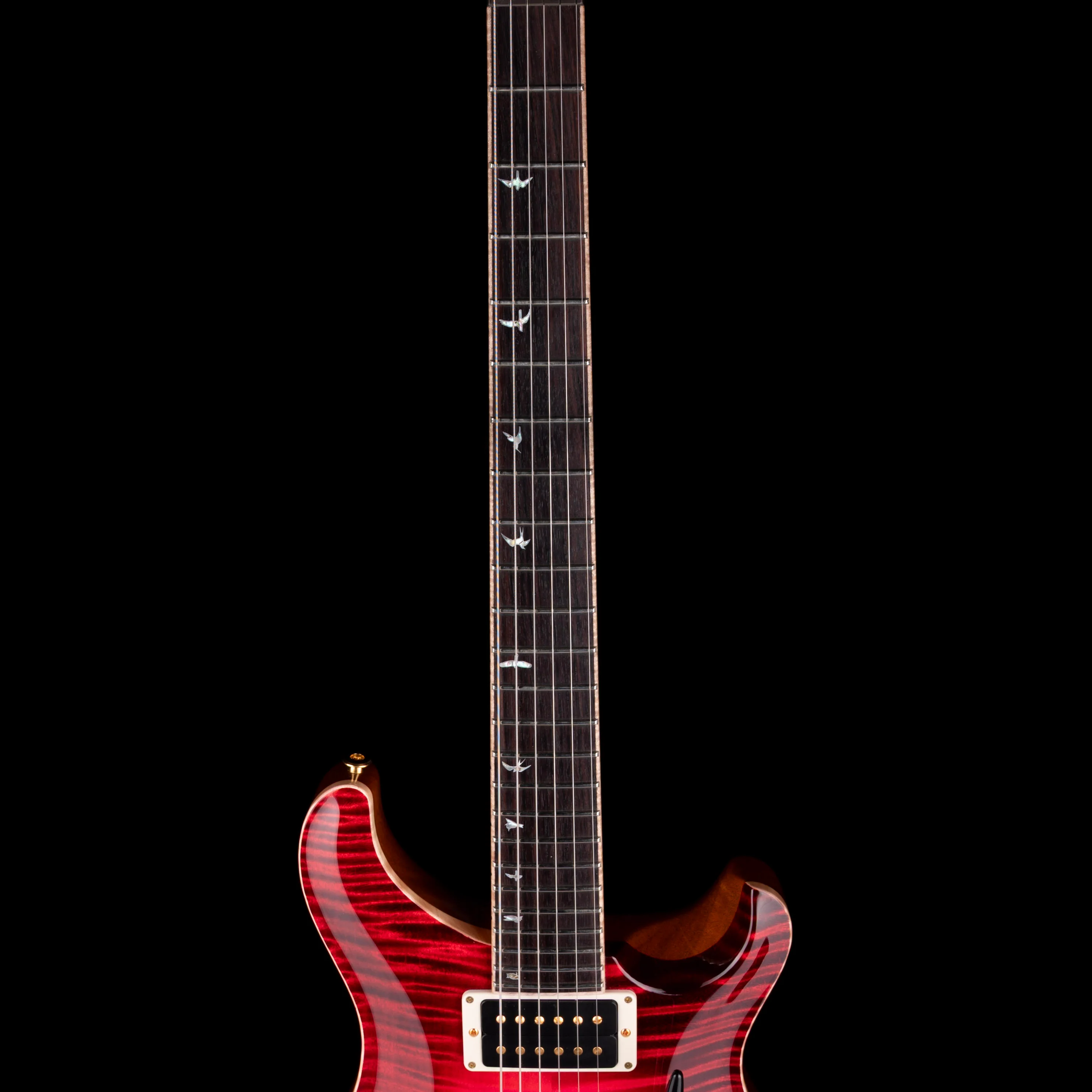 PRS Private Stock Custom 24 Semi-Hollow Piezo Blood Red Glow With Case - Image 8