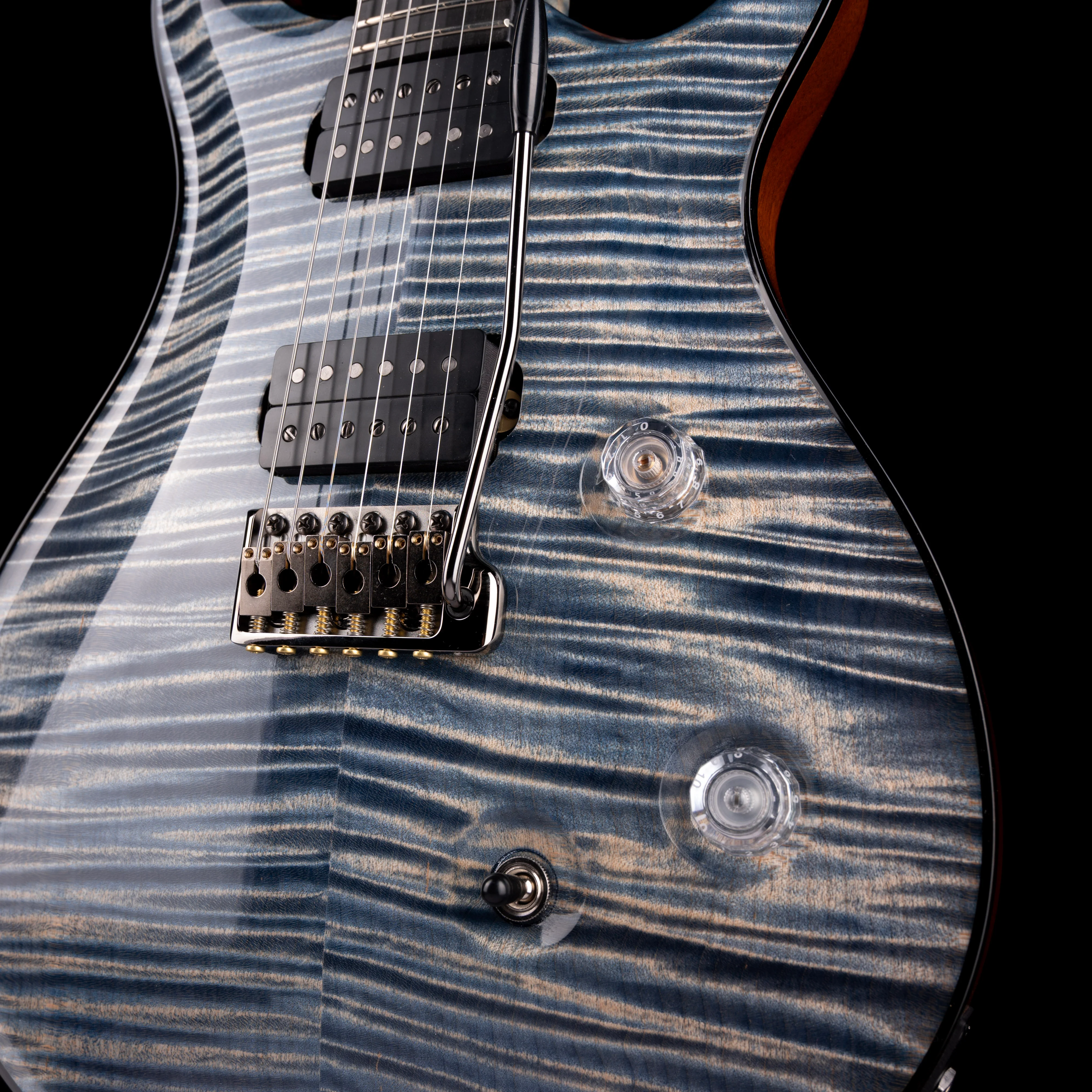 PRS Private Stock Custom 24 Triple Faded Indigo With Case - Image 5