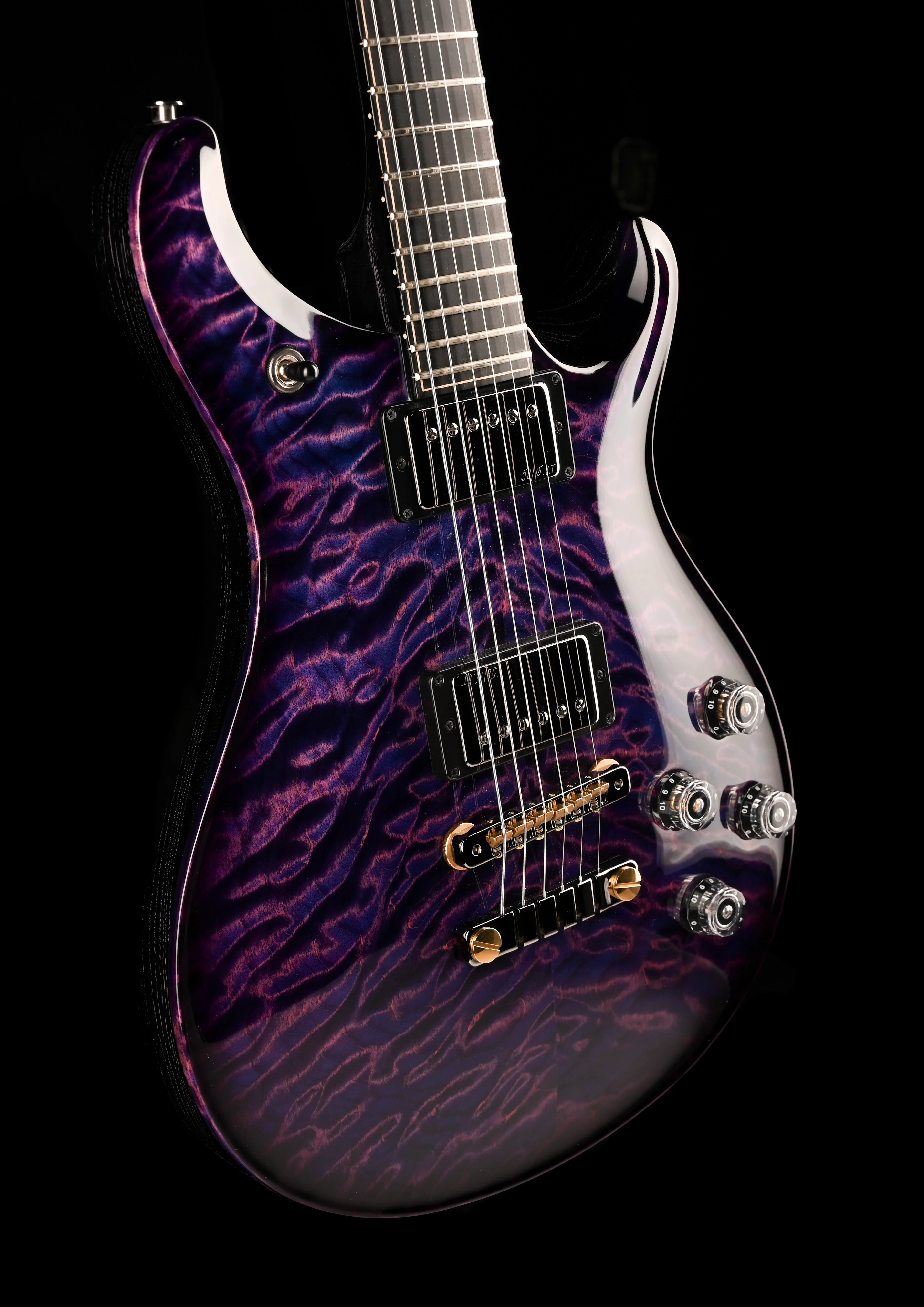 PRS Private Stock McCarty 594 Quilted Maple Replicant Purple With Case - Image 5