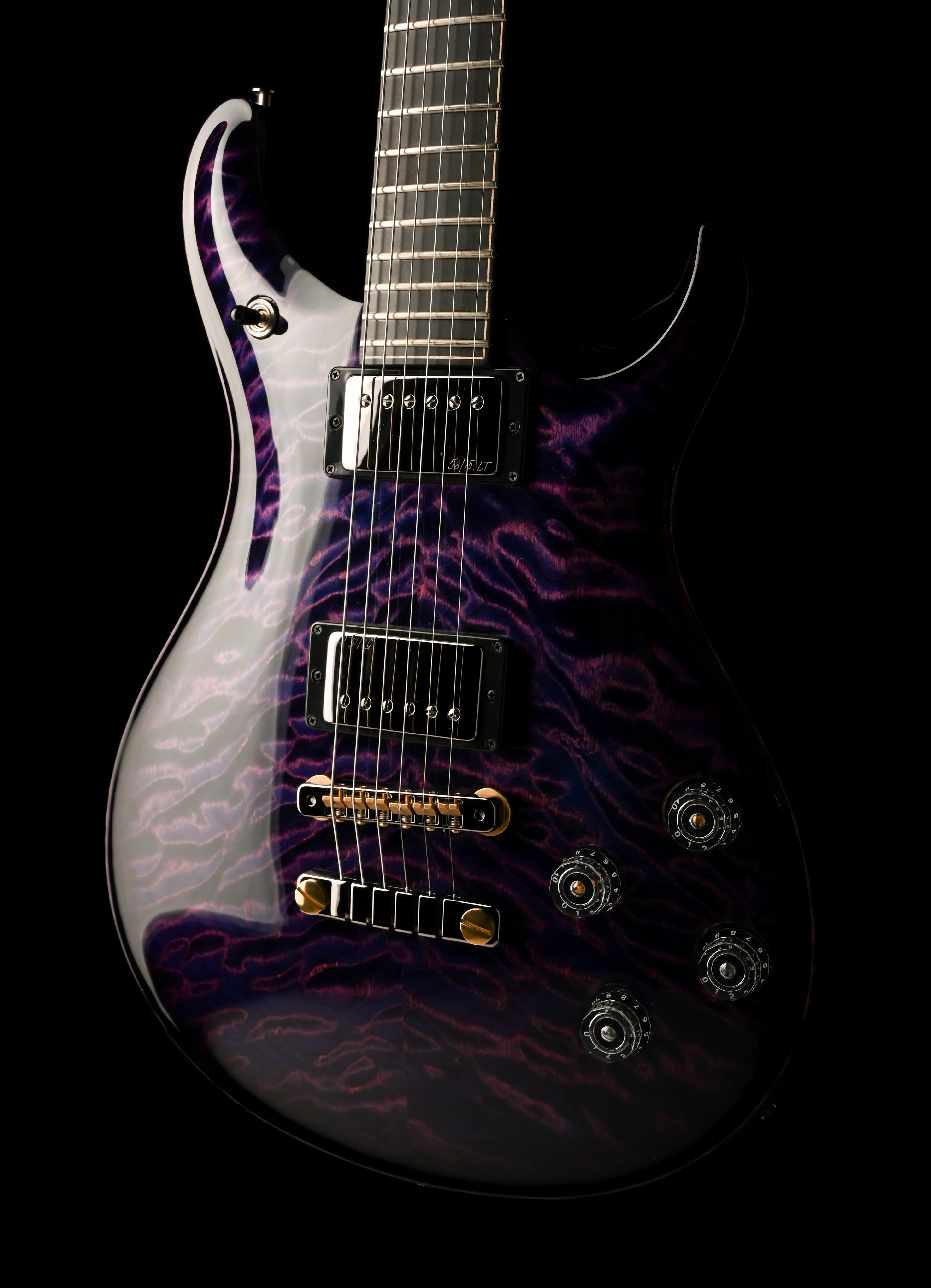 PRS Private Stock McCarty 594 Quilted Maple Replicant Purple With Case - Image 6