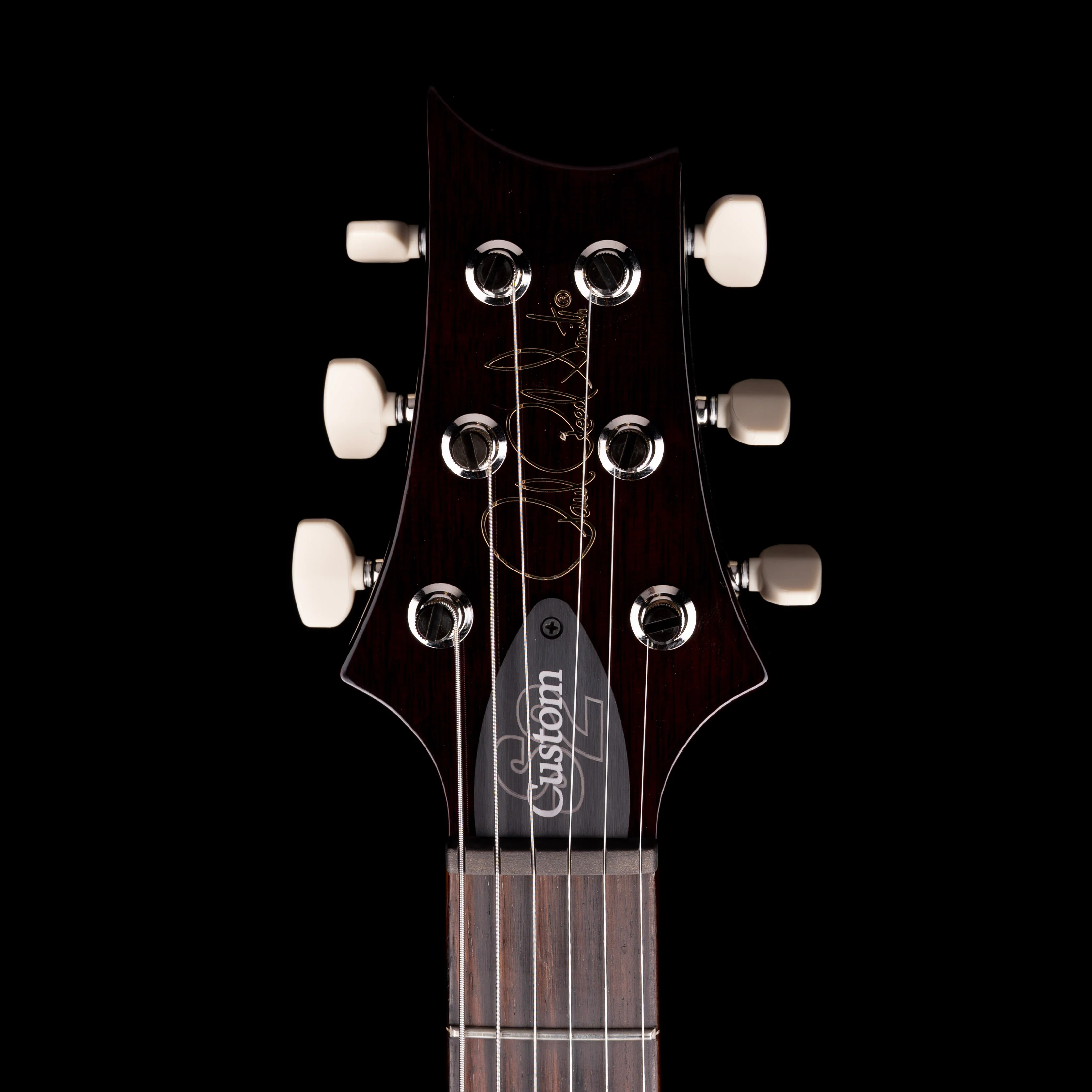 PRS S2 Custom 24-08 Black Amber Electric Guitar With Bag - Image 8