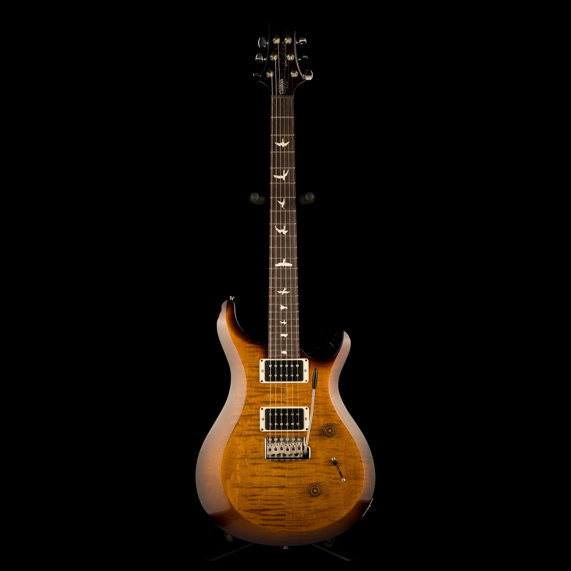 PRS S2 Custom 24 Black Amber with Gig Bag - Image 2