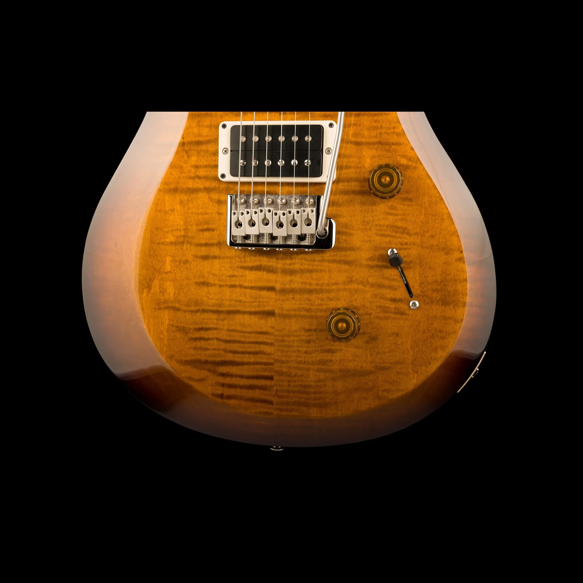 PRS S2 Custom 24 Black Amber with Gig Bag - Image 5