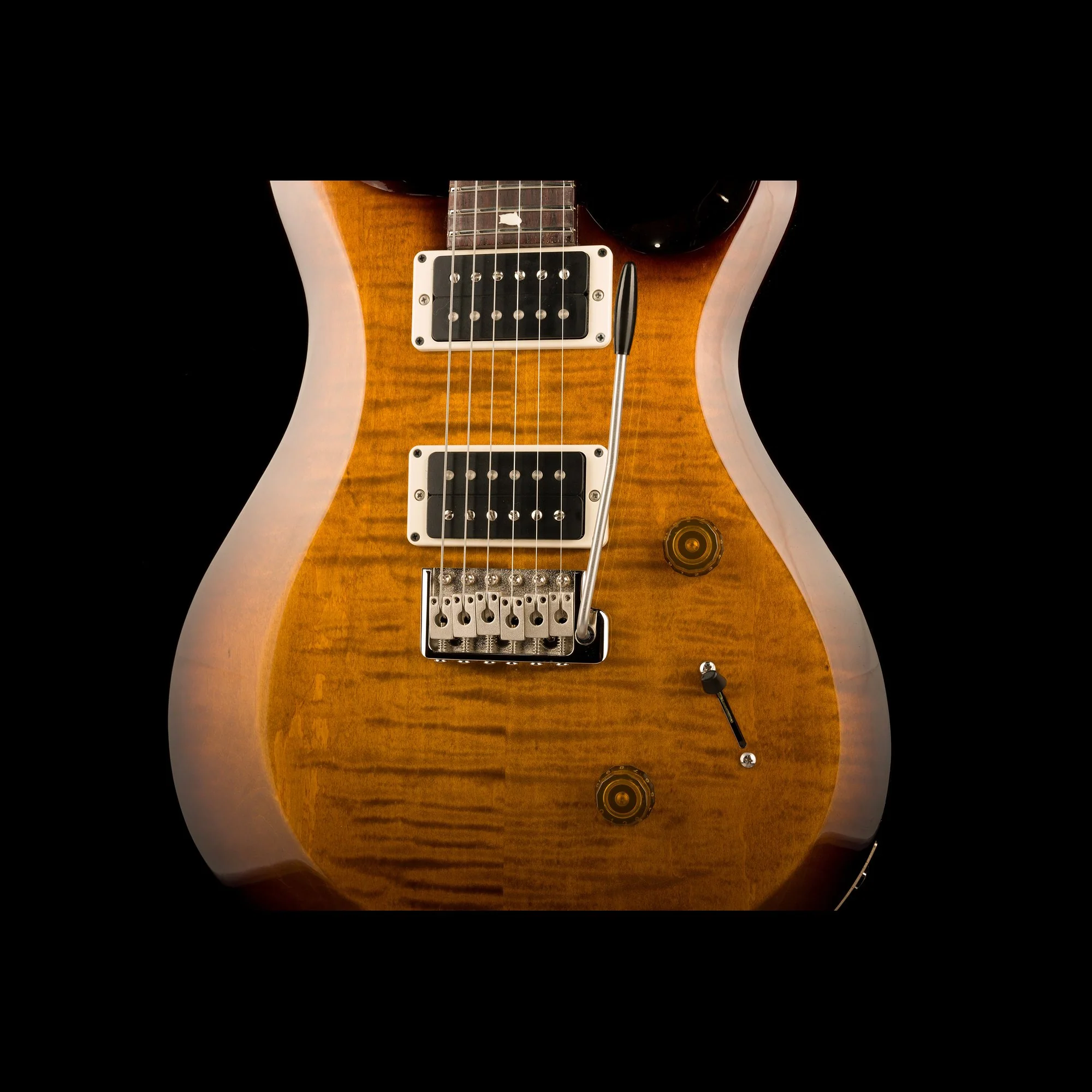 PRS S2 Custom 24 Black Amber with Gig Bag - Image 6