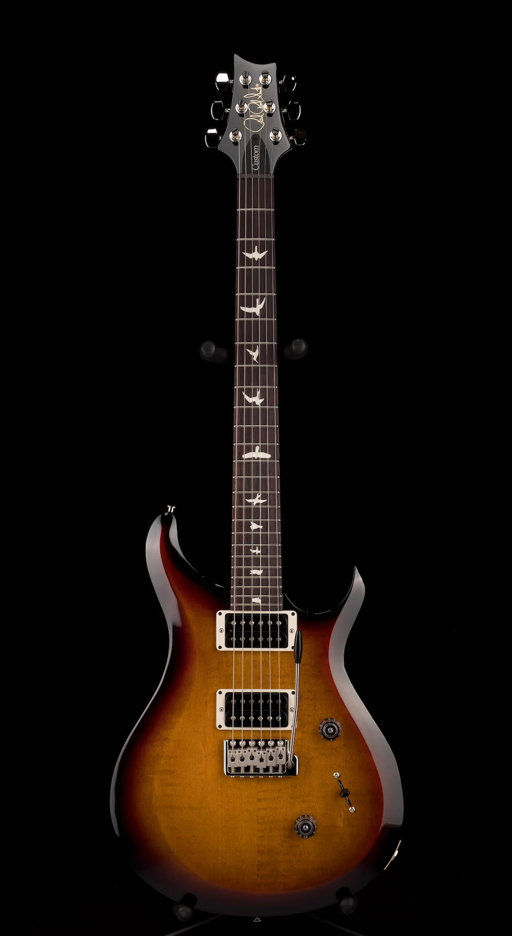 PRS S2 Custom 24 Custom Color Amber Smokeburst With Gig Bag - Image 2