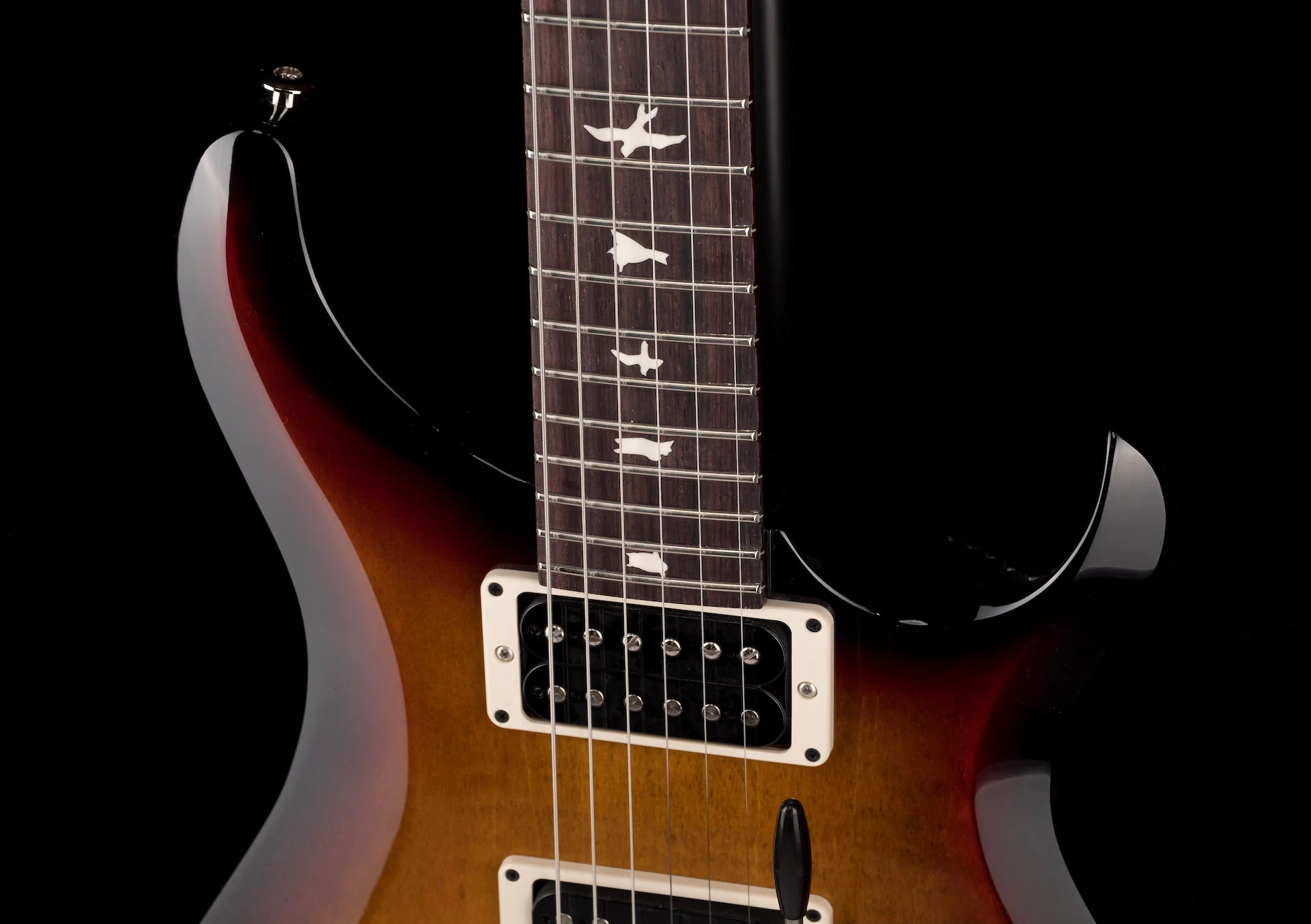 PRS S2 Custom 24 Custom Color Amber Smokeburst With Gig Bag - Image 3