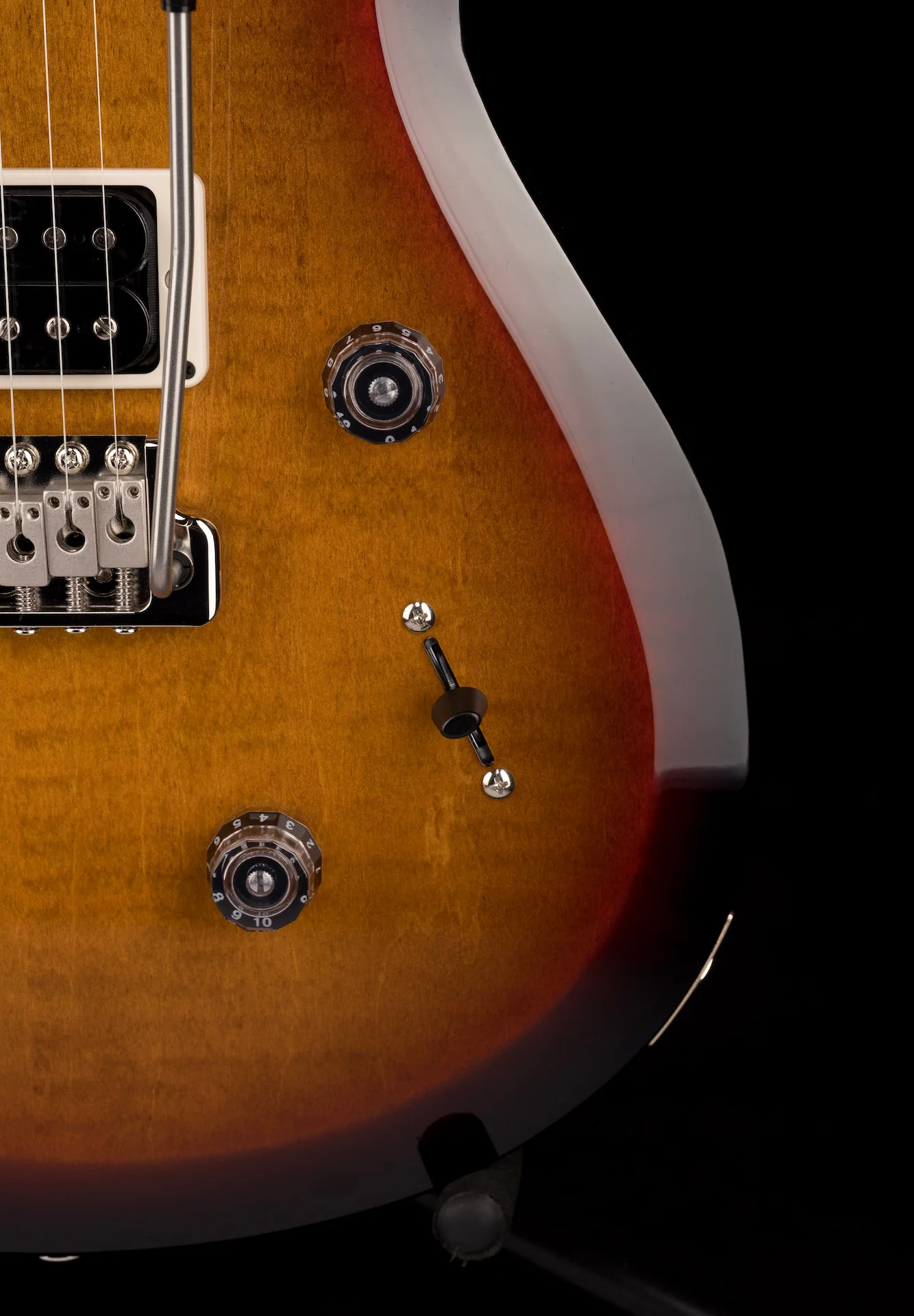 PRS S2 Custom 24 Custom Color Amber Smokeburst With Gig Bag - Image 7
