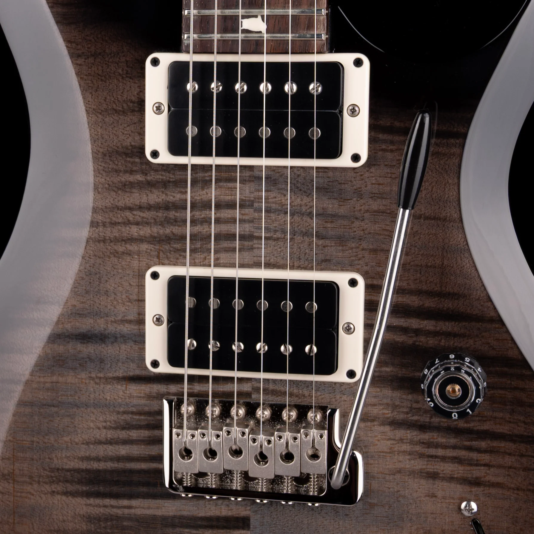PRS S2 Custom 24 Faded Gray Black with Gig Bag - Image 4