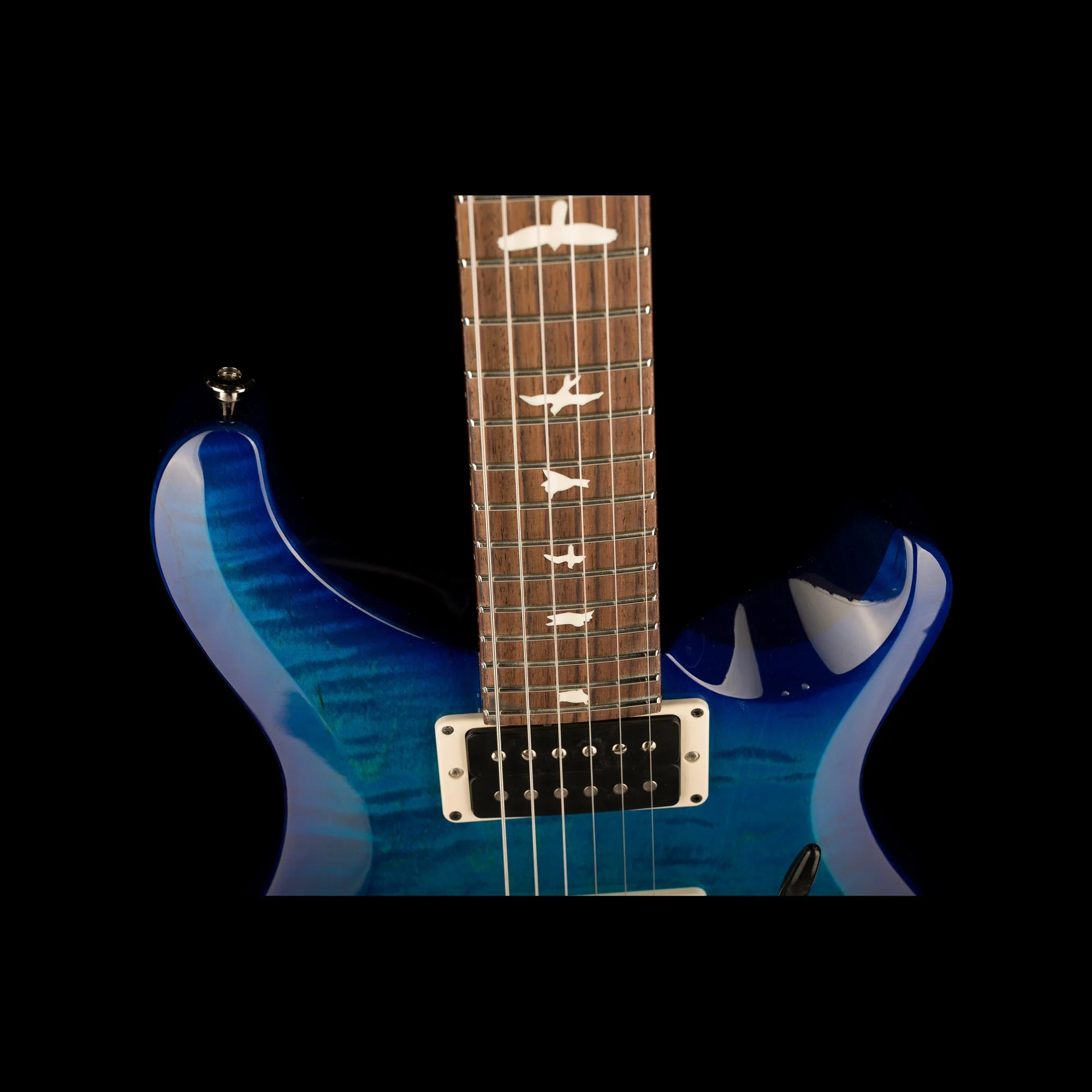 PRS S2 Custom 24 Pattern Thin Neck Lake Blue with Gig Bag - Image 3