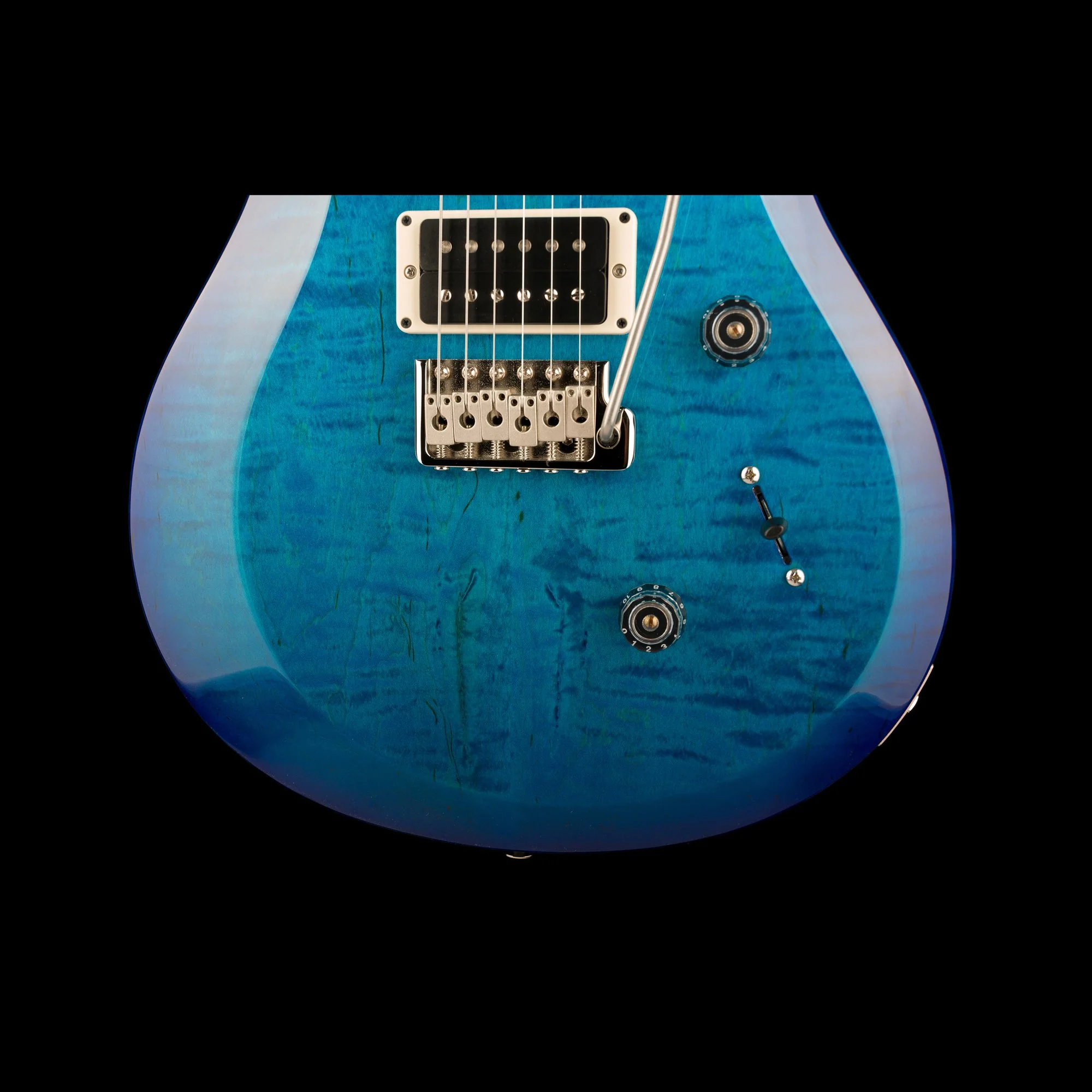 PRS S2 Custom 24 Pattern Thin Neck Lake Blue with Gig Bag - Image 5