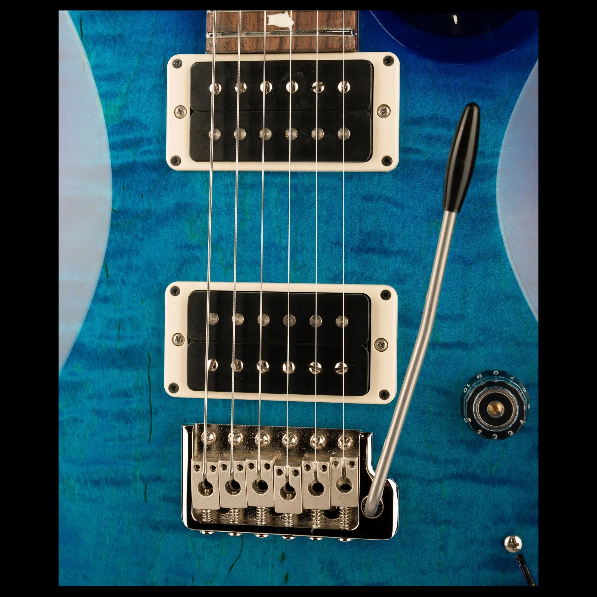 PRS S2 Custom 24 Pattern Thin Neck Lake Blue with Gig Bag - Image 7