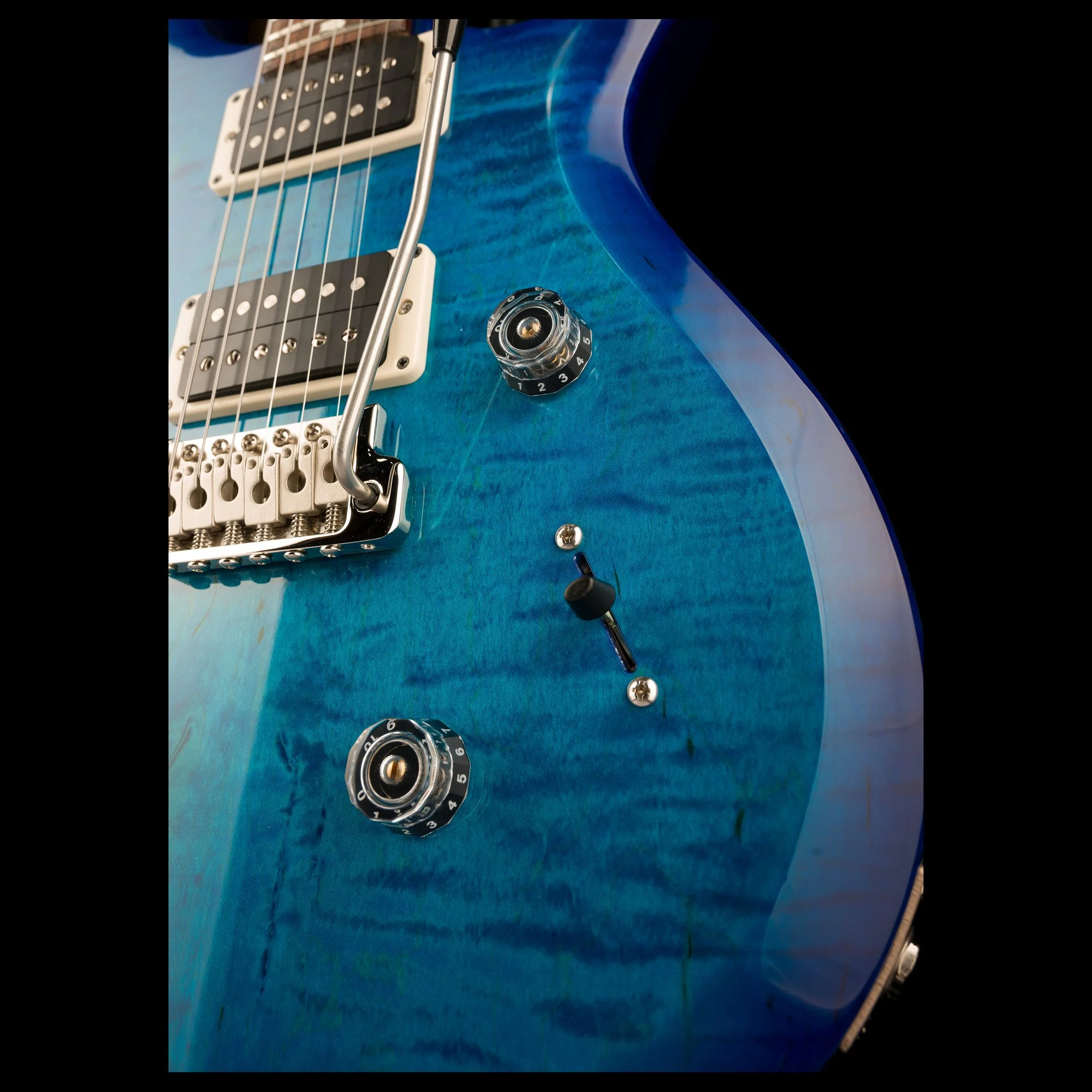 PRS S2 Custom 24 Pattern Thin Neck Lake Blue with Gig Bag - Image 8
