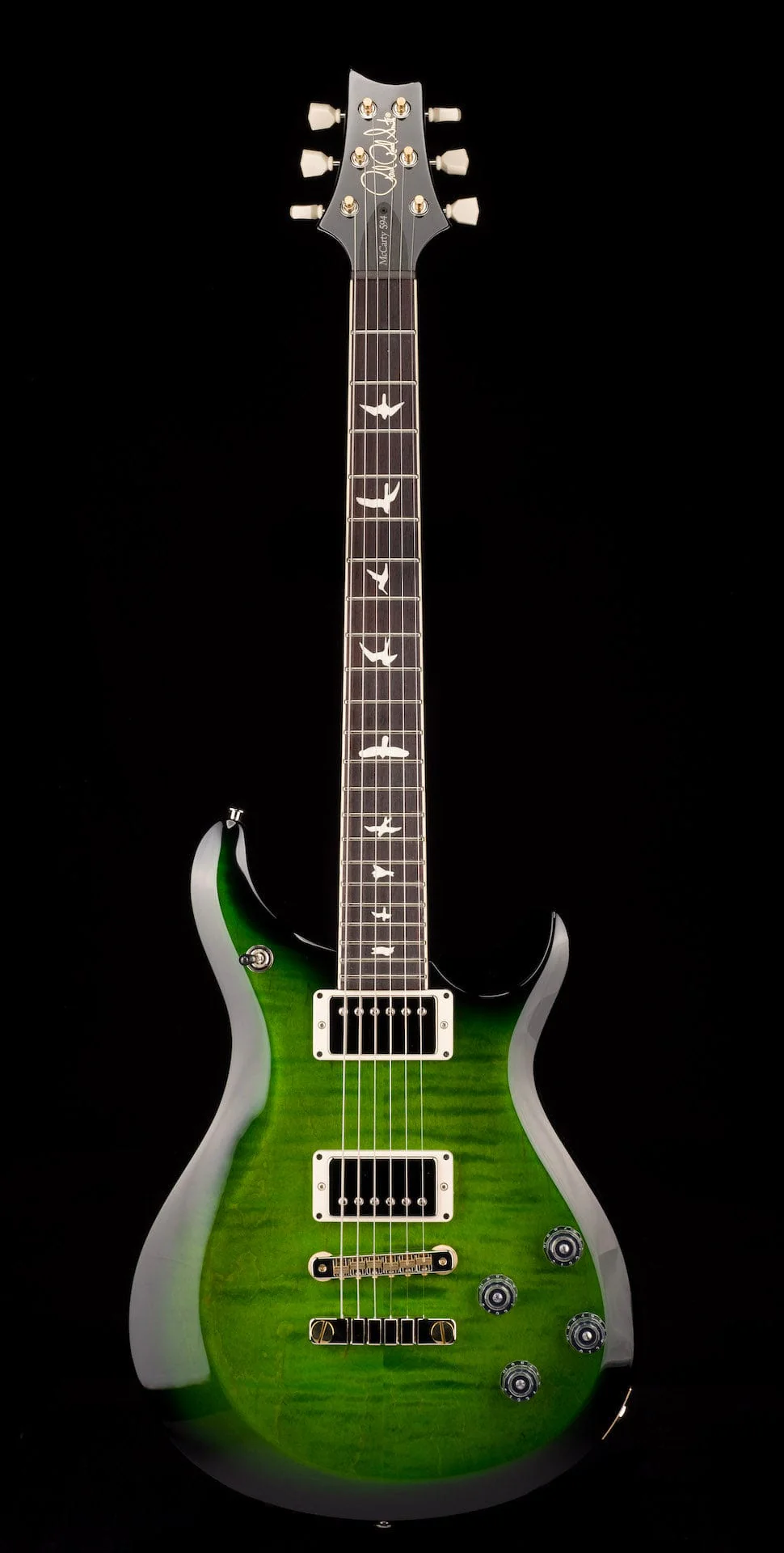 PRS S2 McCarty 594 Custom Color Eriza Verde Smokeburst with Gig Bag - Image 2