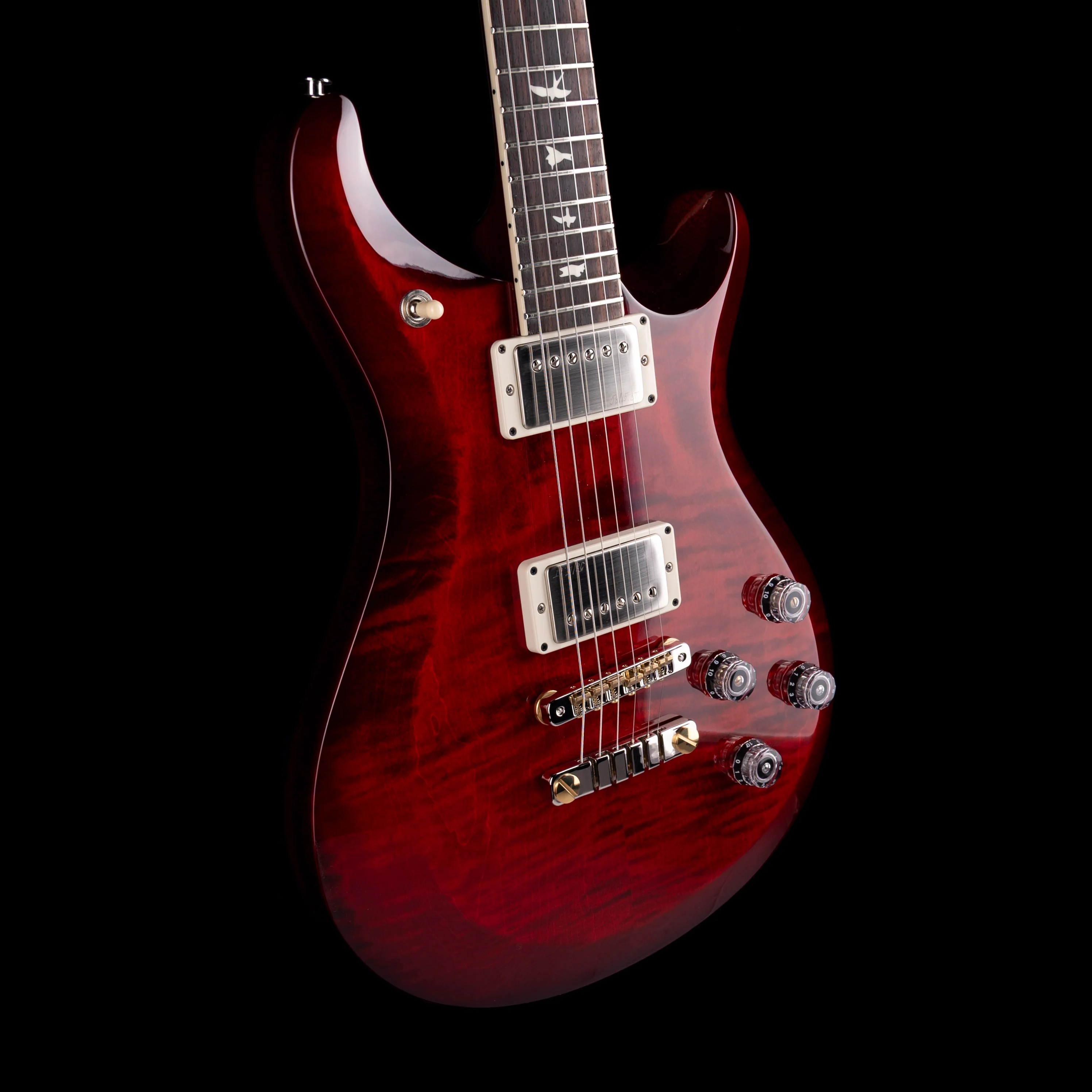 PRS S2 McCarty 594 Fire Red Burst Electric Guitar With Gig Bag - Image 6