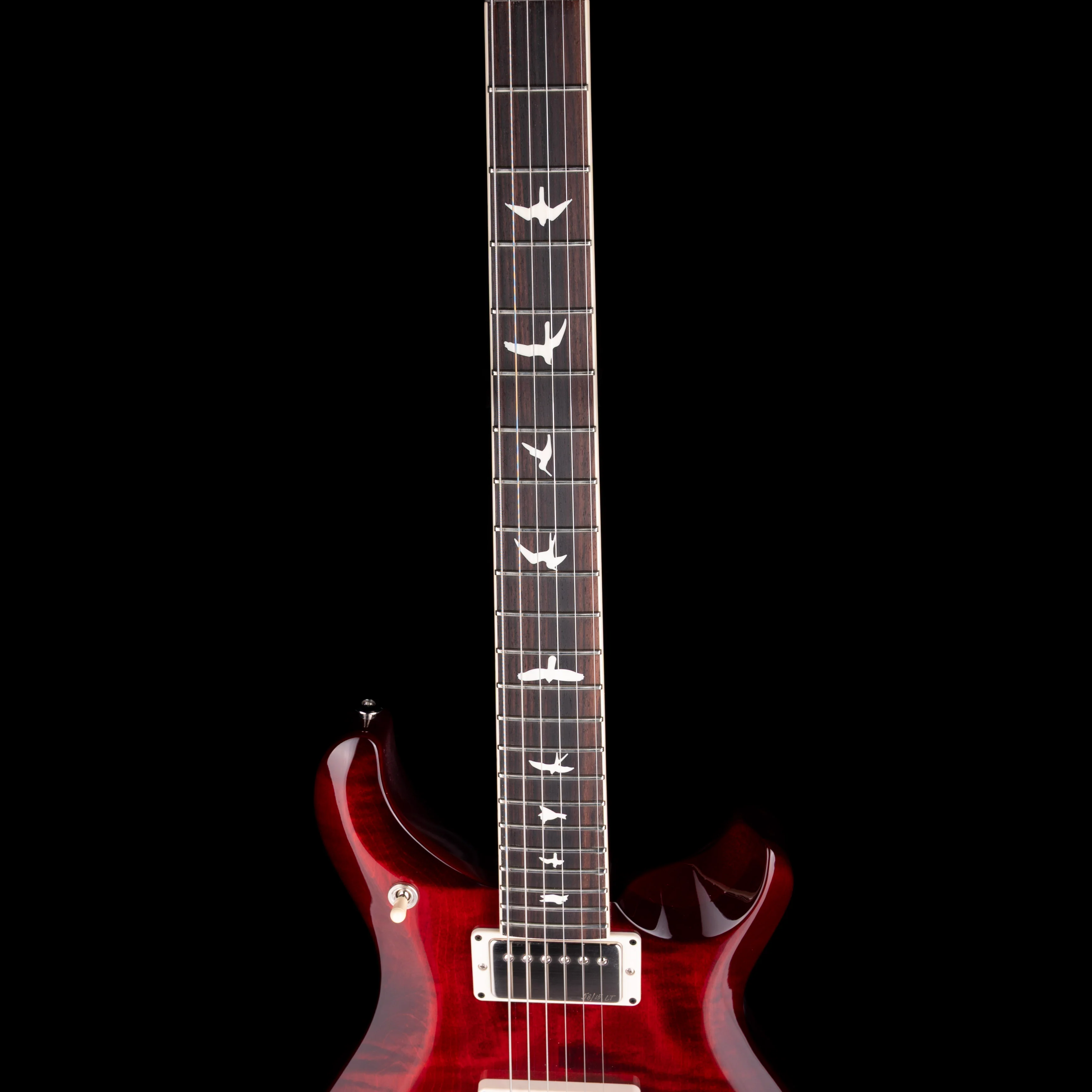 PRS S2 McCarty 594 Fire Red Burst Electric Guitar With Gig Bag - Image 7