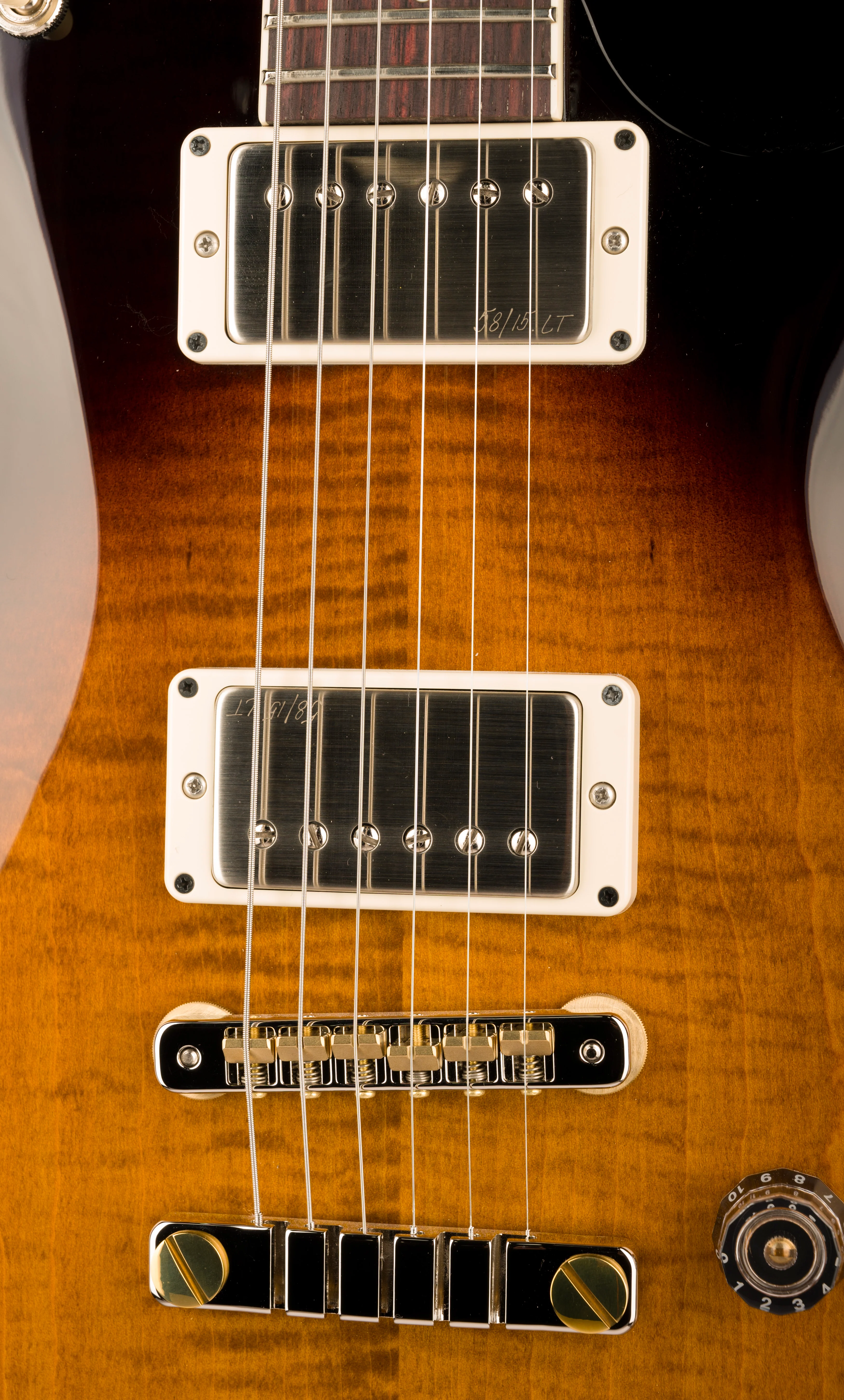 PRS S2 McCarty 594 Singlecut Black Amber with Gig Bag - Image 7