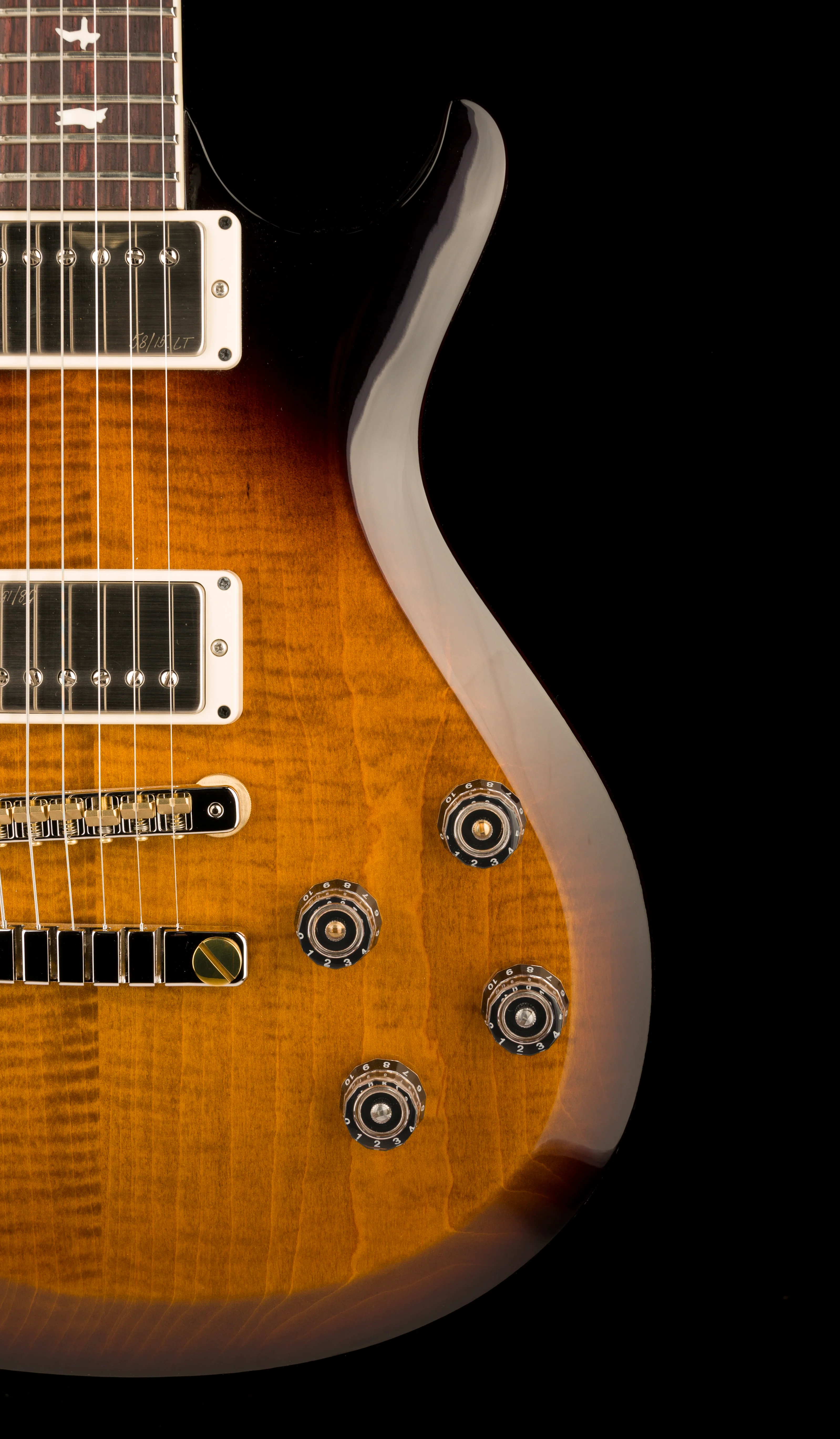 PRS S2 McCarty 594 Singlecut Black Amber with Gig Bag - Image 9