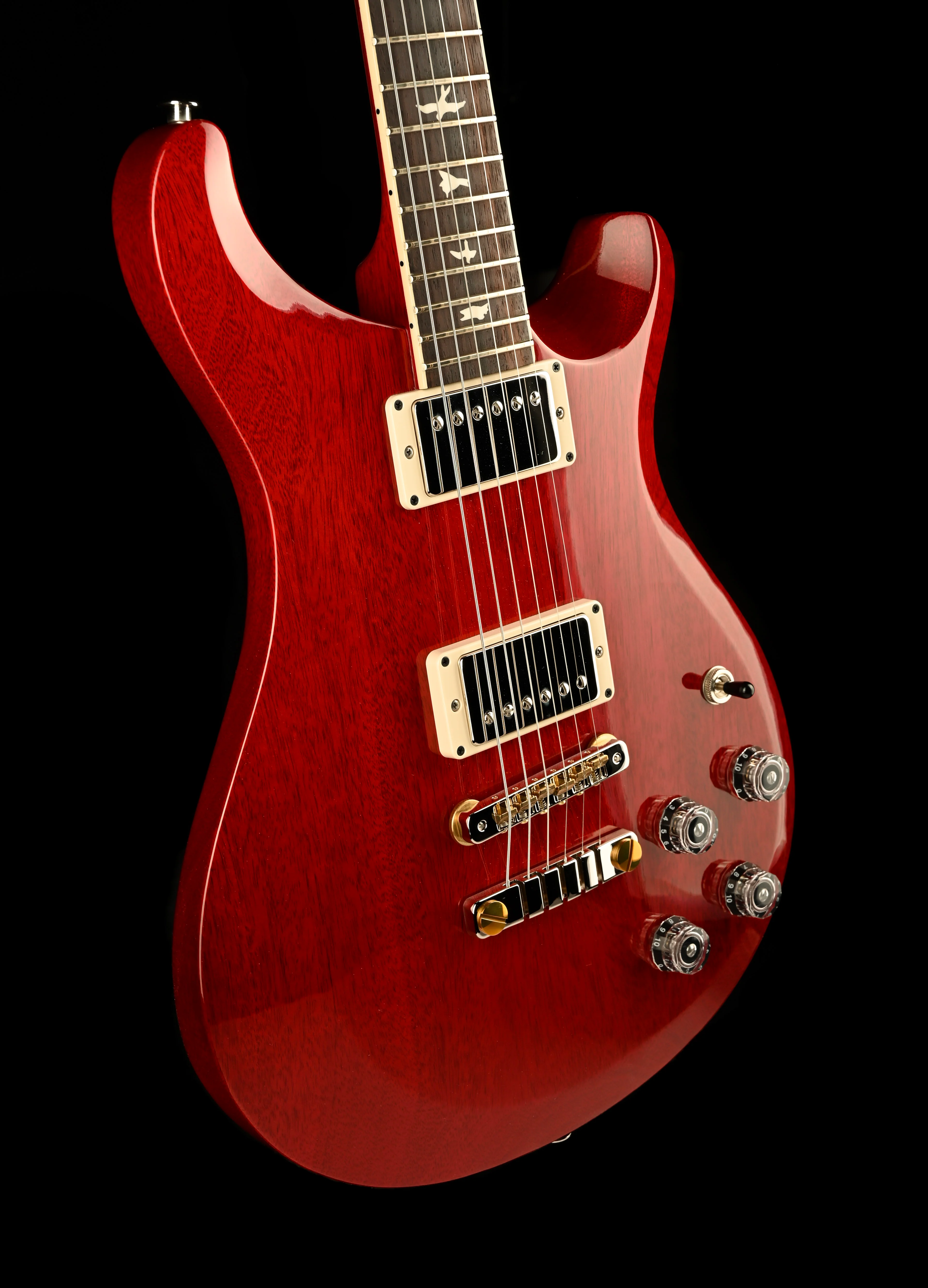 PRS S2 McCarty 594 ThinLine Vintage Cherry Electric Guitar With Gig Bag - Image 10