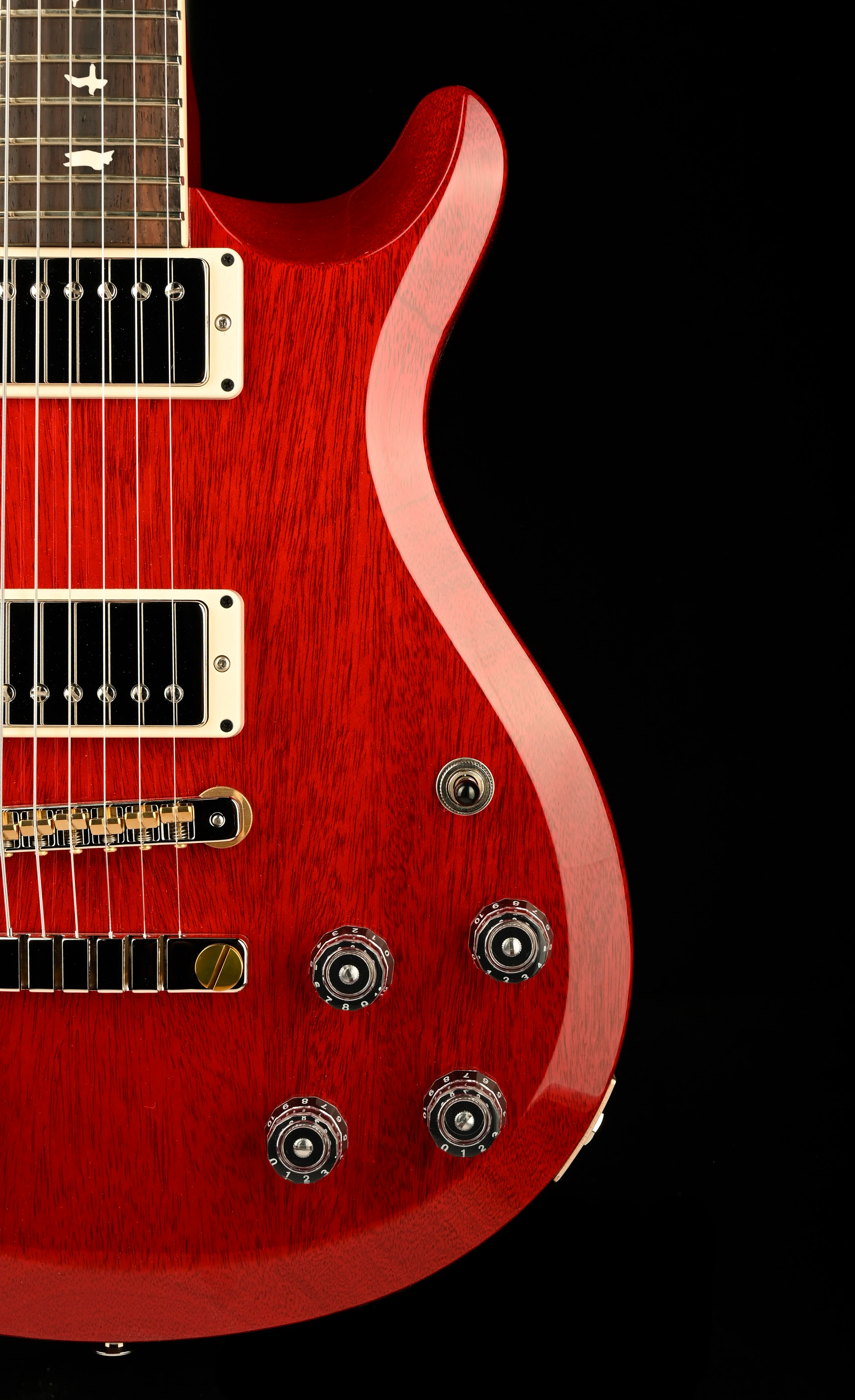 PRS S2 McCarty 594 ThinLine Vintage Cherry Electric Guitar With Gig Bag - Image 9