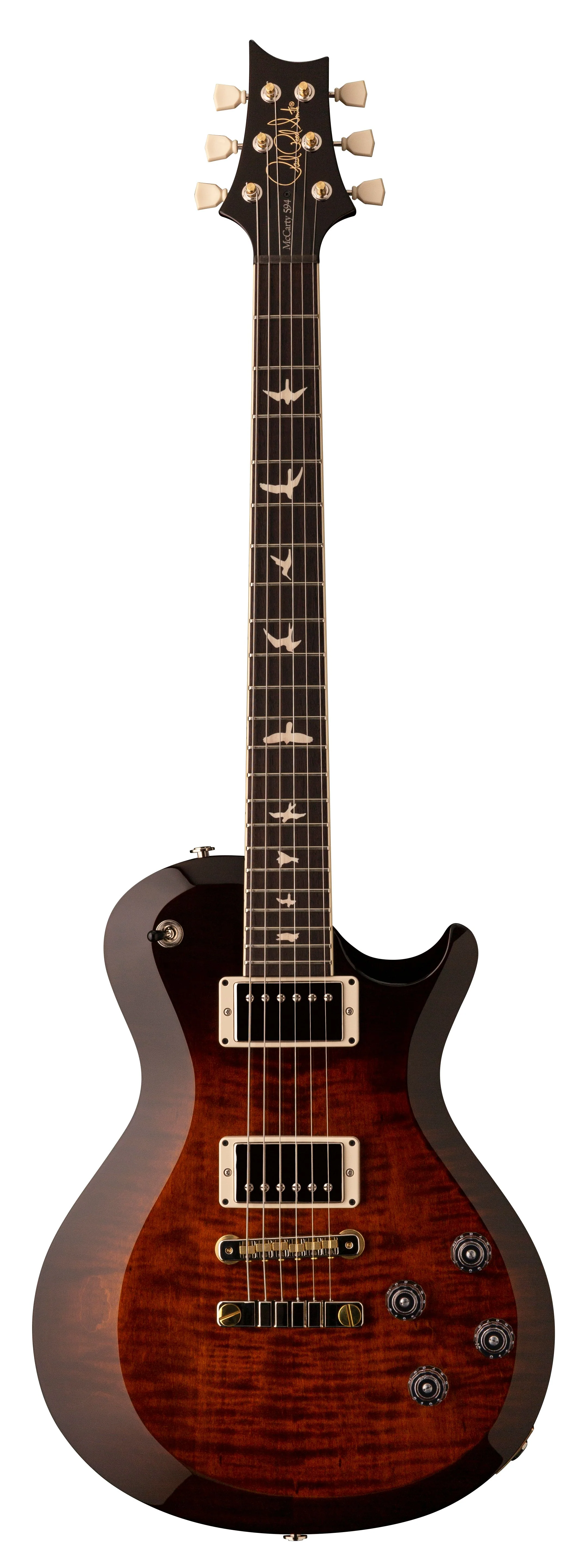 PRS S2 Singlecut McCarty 594 Burnt Amber Burst Electric Guitar - Image 2