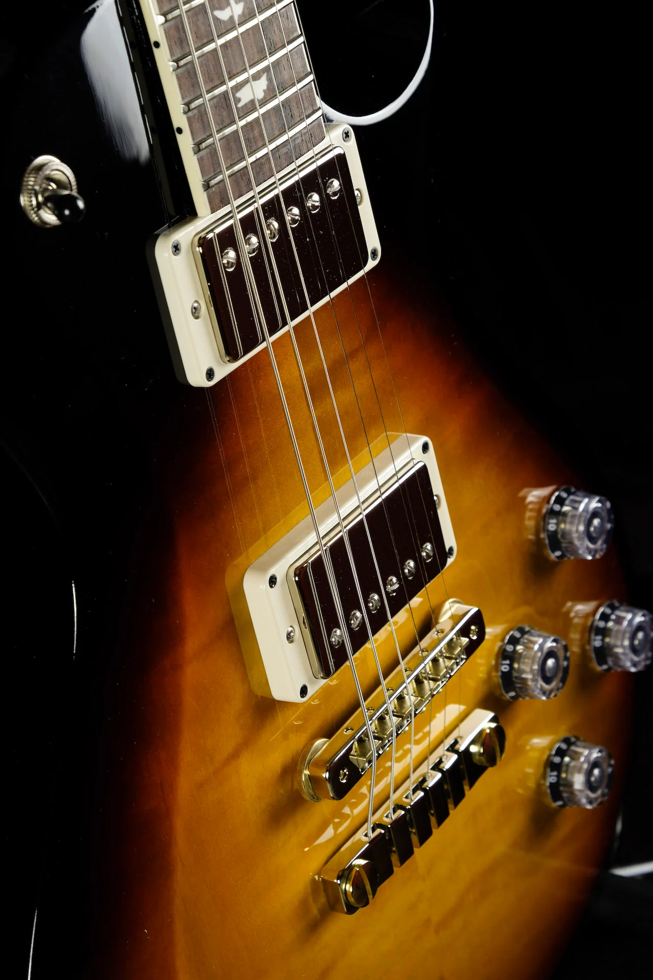 PRS S2 Singlecut McCarty 594 Tri Color Sunburst Electric Guitar with Gig Bag - Image 4