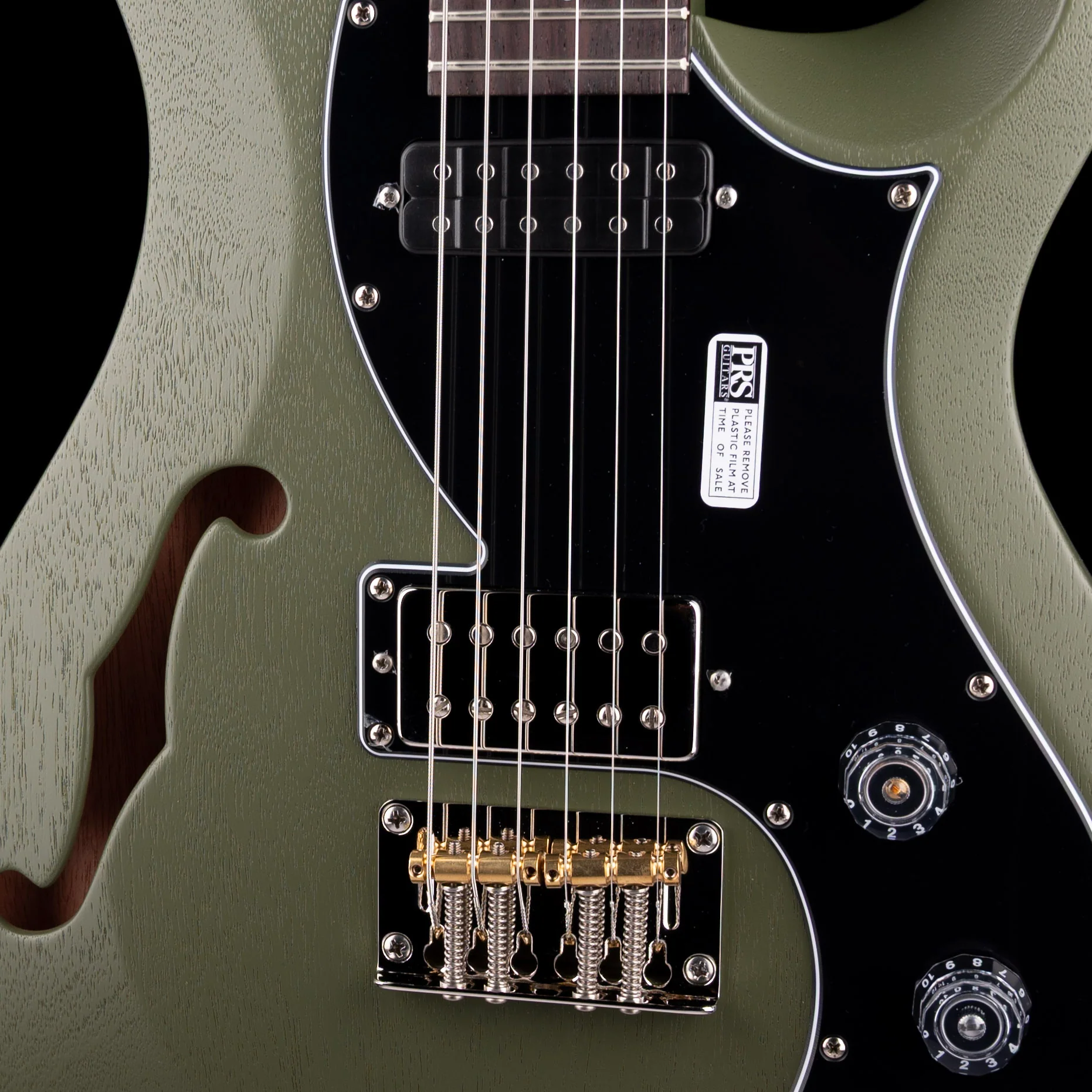 PRS S2 Vela Semi-Hollow Satin Matcha Green One-Off with Gig Bag - Image 4