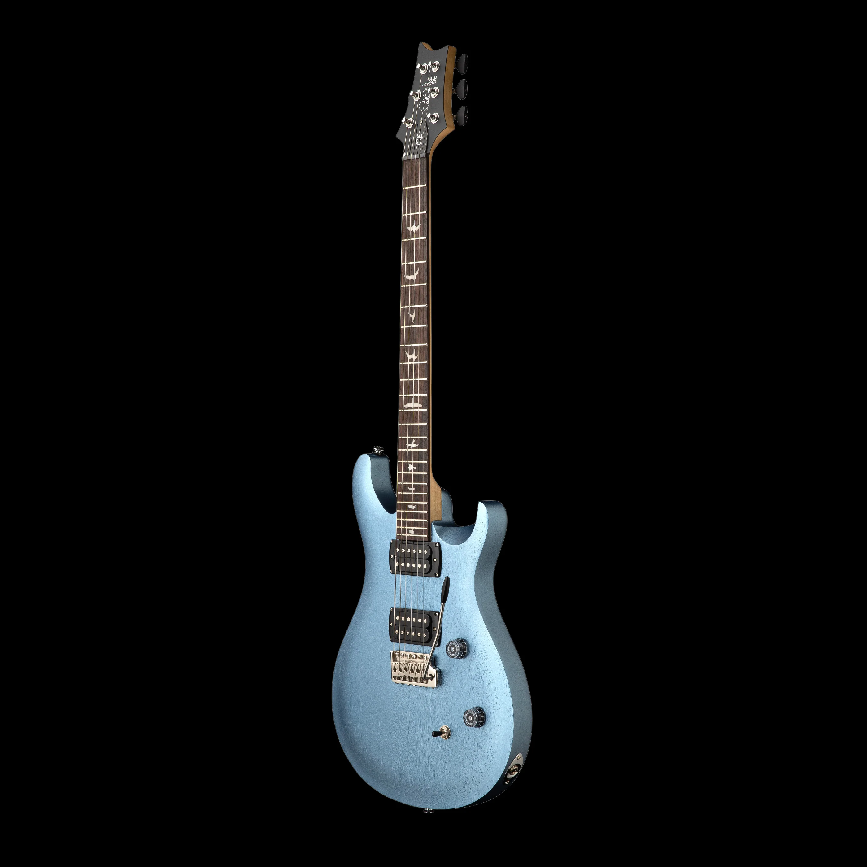 PRS SE CE24 Standard Satin Ice Blue Metallic with Gig Bag - Image 3