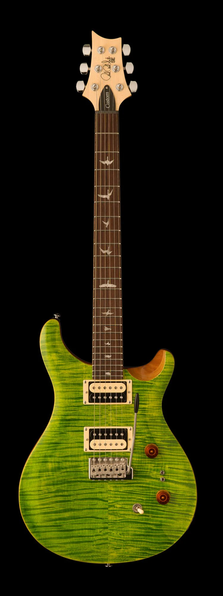 PRS SE Custom 24-08 Eriza Verde Electric Guitar With Gig Bag - Image 2