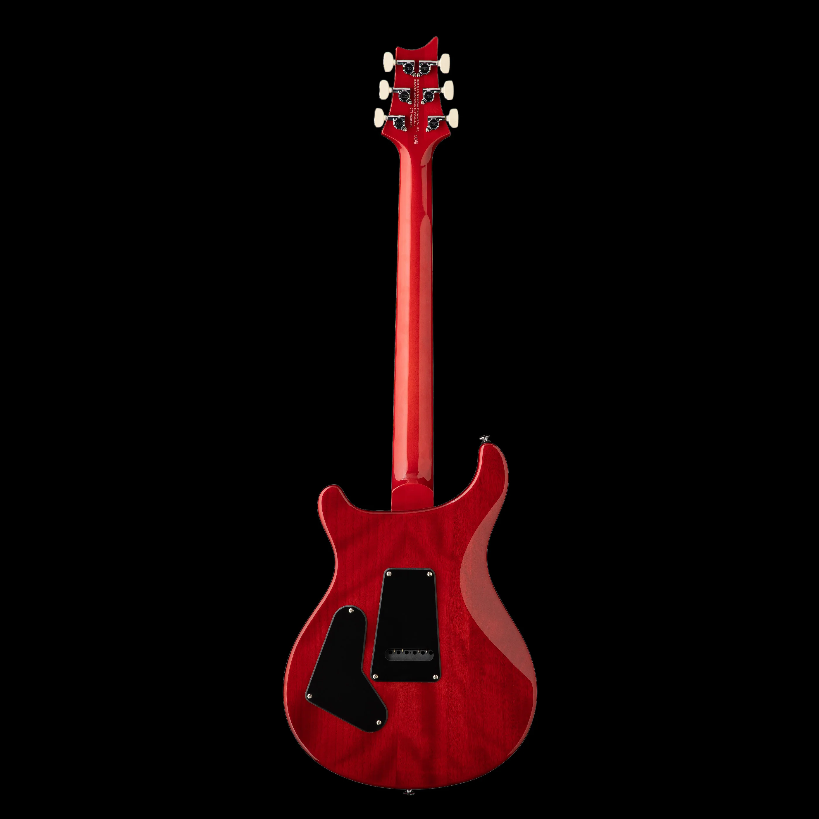 PRS SE Custom 24-08 Quilt Charcoal Cherry Burst With Gig Bag - Image 4