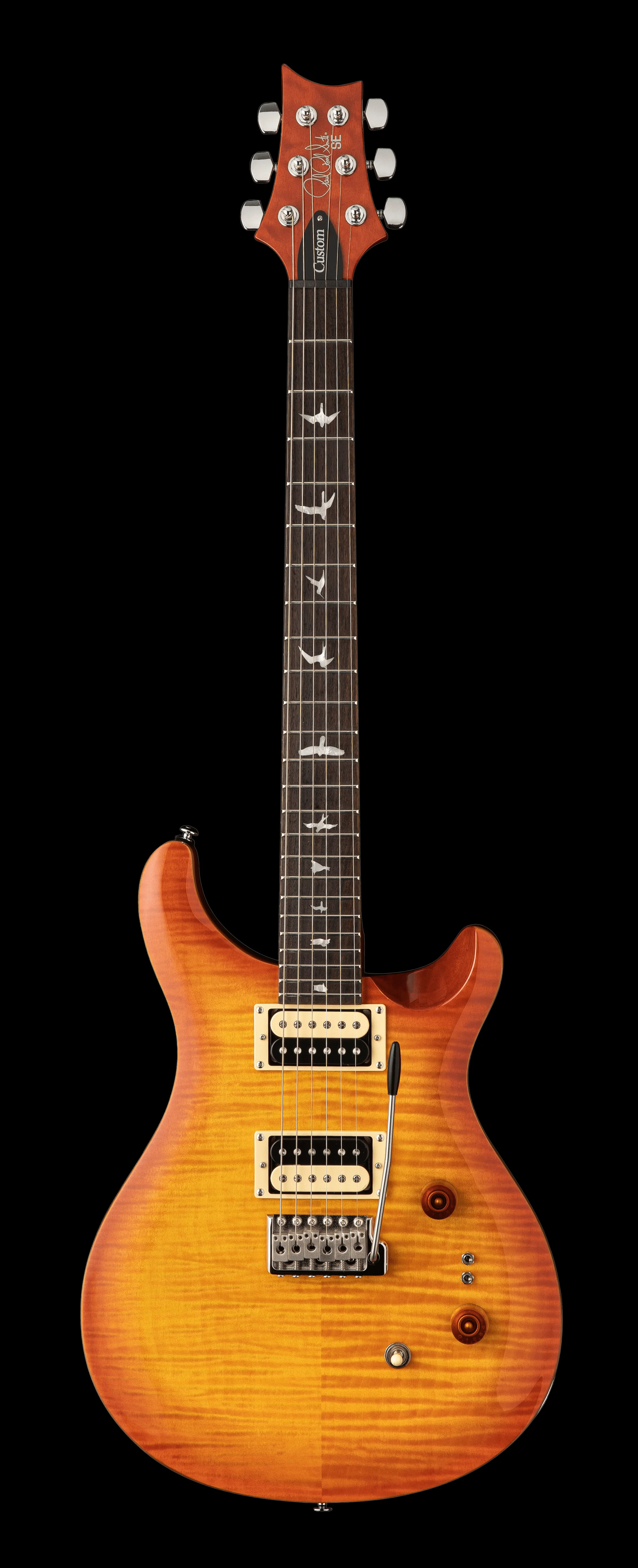 PRS SE Custom 24-08 Vintage Sunburst Electric Guitar - Image 2