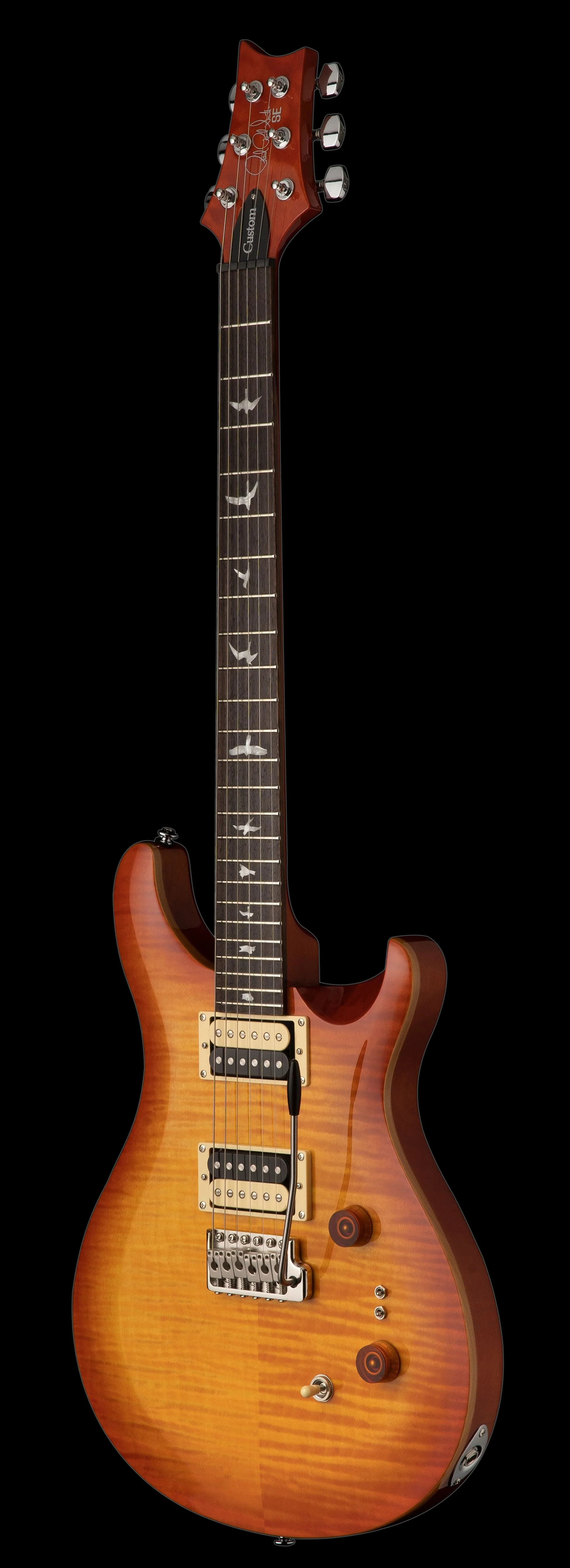 PRS SE Custom 24-08 Vintage Sunburst Electric Guitar - Image 3
