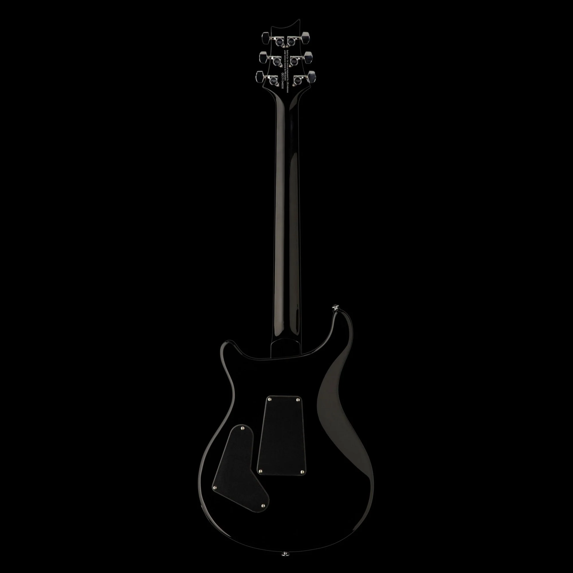 PRS SE Custom 24 Floyd Carve Top Charcoal Burst with Gig Bag - Image 4