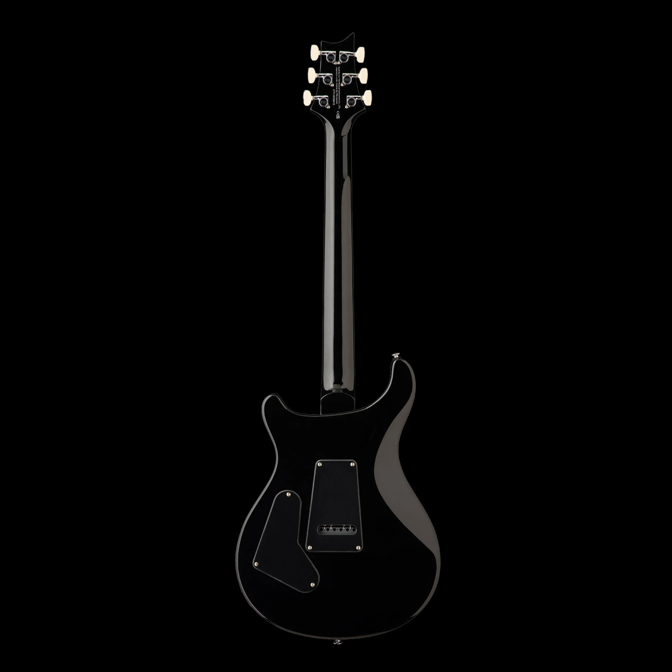PRS SE Custom 24 Quilt Teal Black with Gig Bag - Image 4
