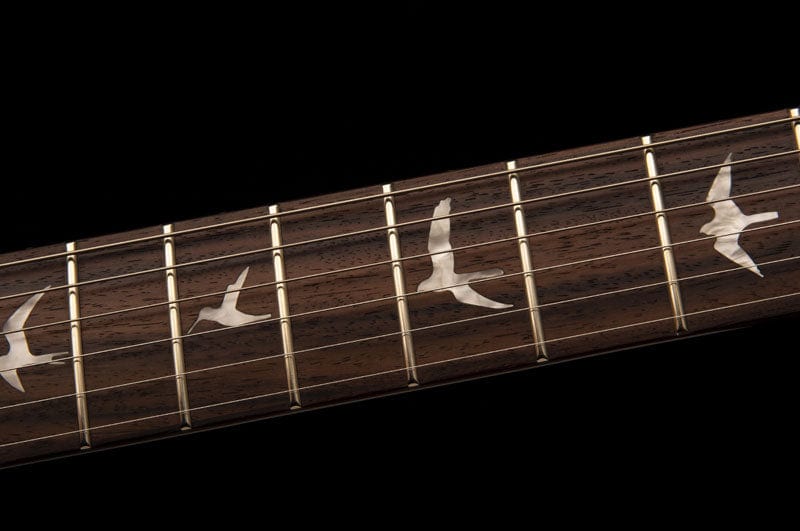 PRS SE Custom 24 Sapphire/Black Back Electric Guitar - Image 3
