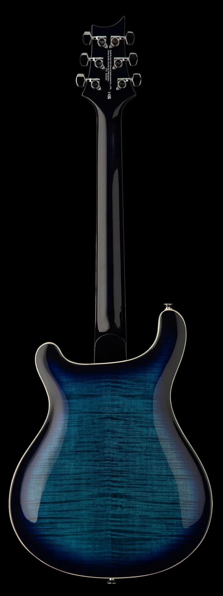PRS SE Hollowbody II Faded Blue Burst Electric Guitar With Case - Image 4
