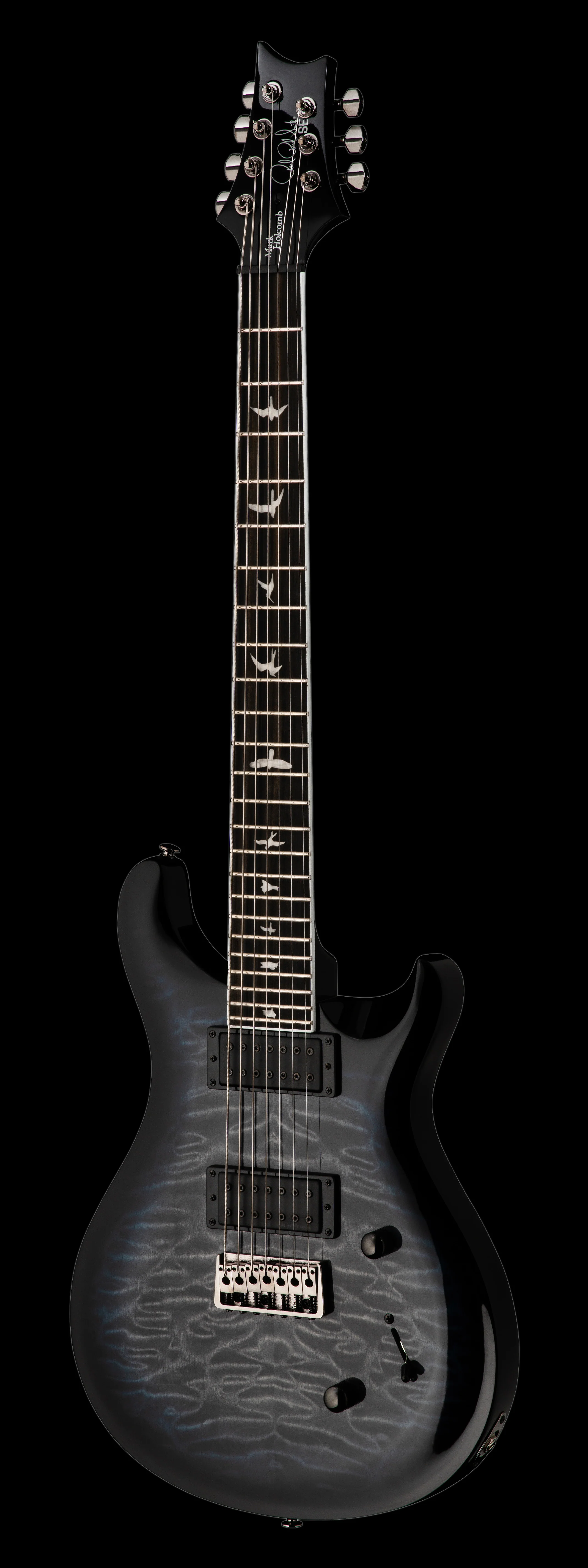 PRS SE Mark Holcomb SVN 7-String Holcomb Blue Burst with Gig Bag - Image 8